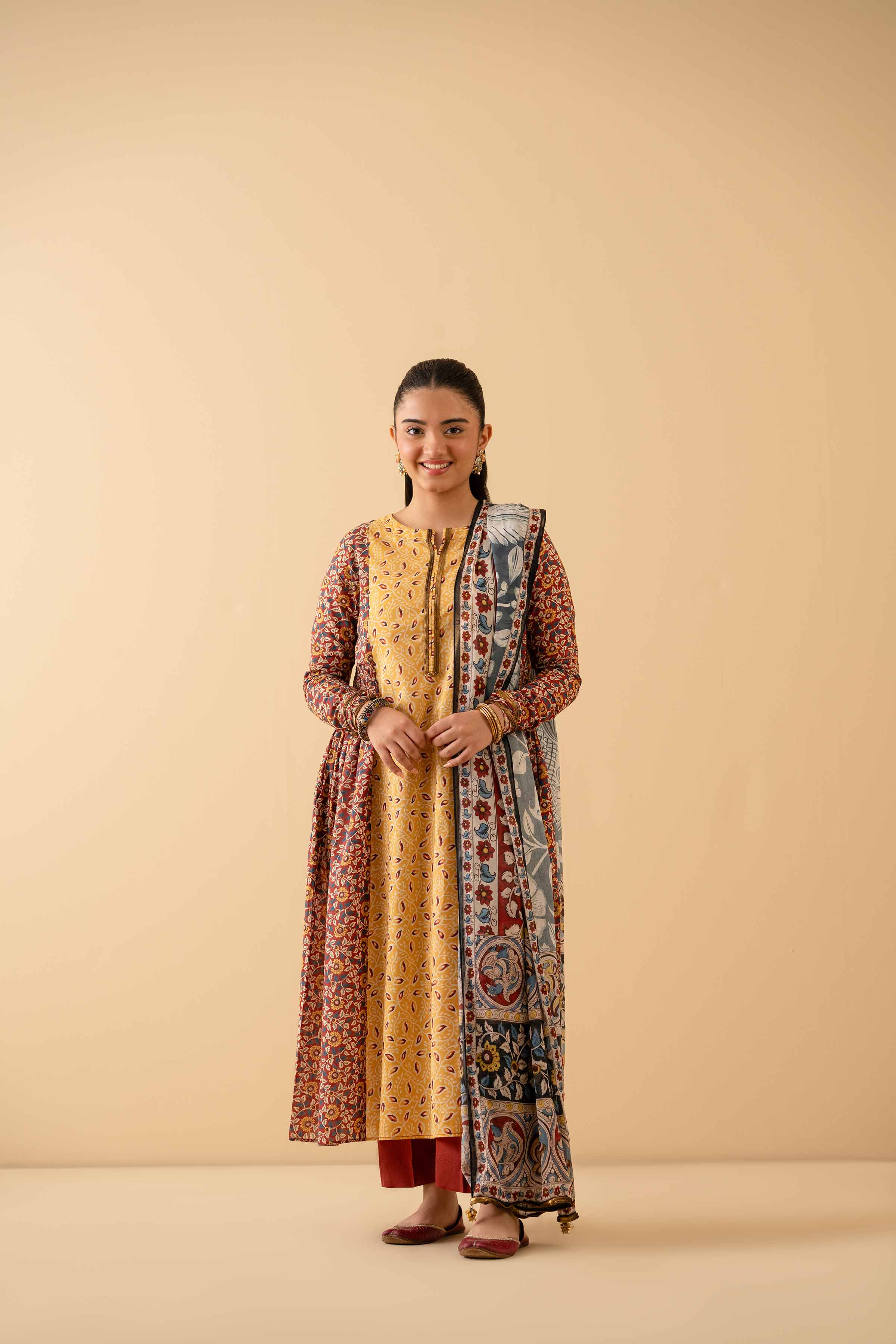 3 Piece - Printed Suit - PE25-216 - Image 3