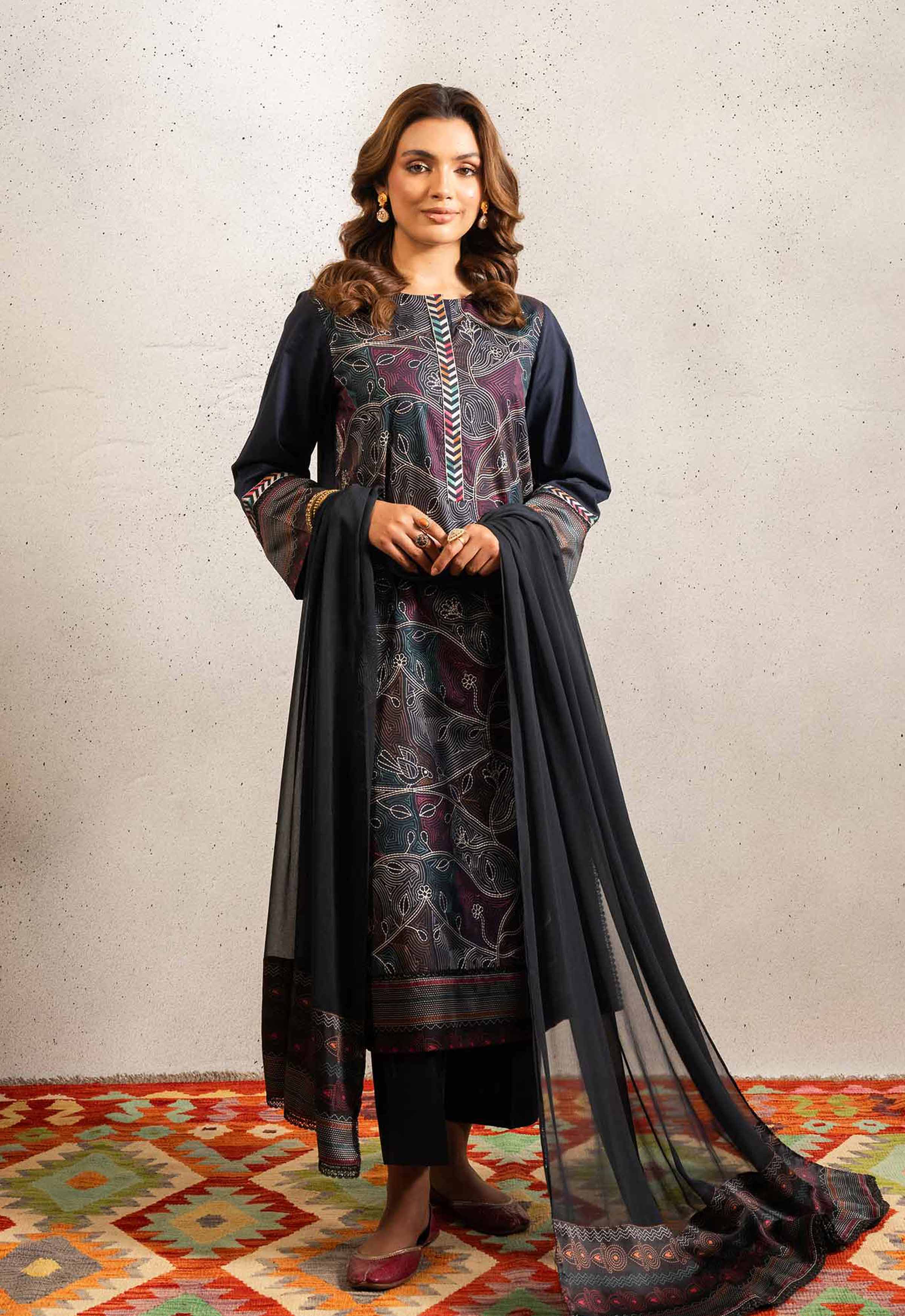 3 Piece - Printed Suit - PE25-240 - Image 2