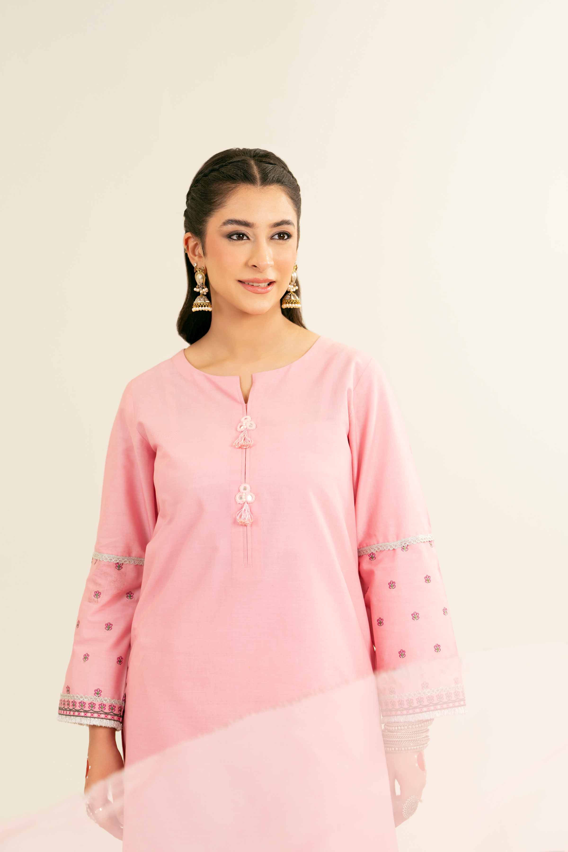 3 Piece - Embroidered Suit - PE25-249 - Image 6