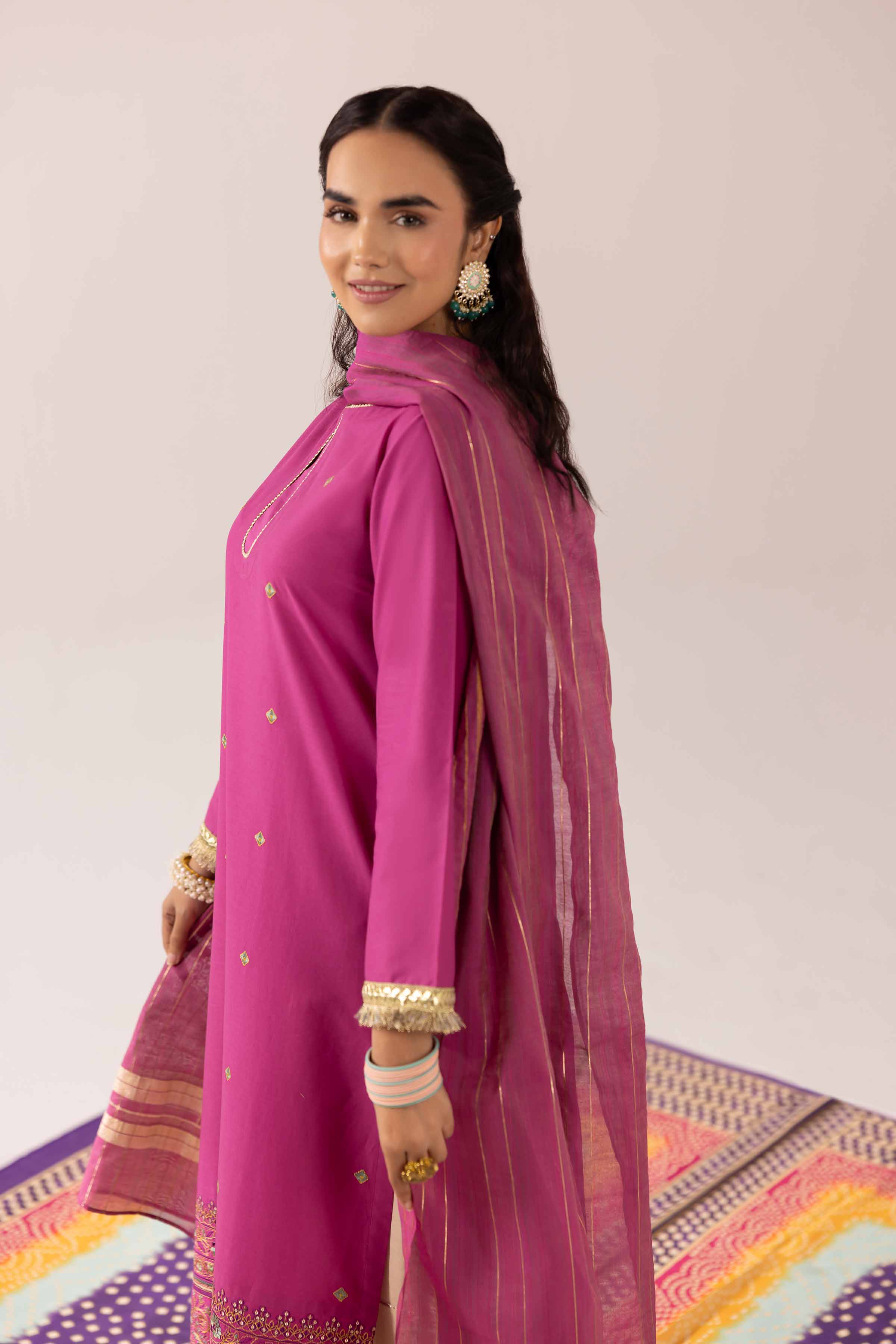 2 Piece - Embroidered Suit - PE25-253 - Image 6