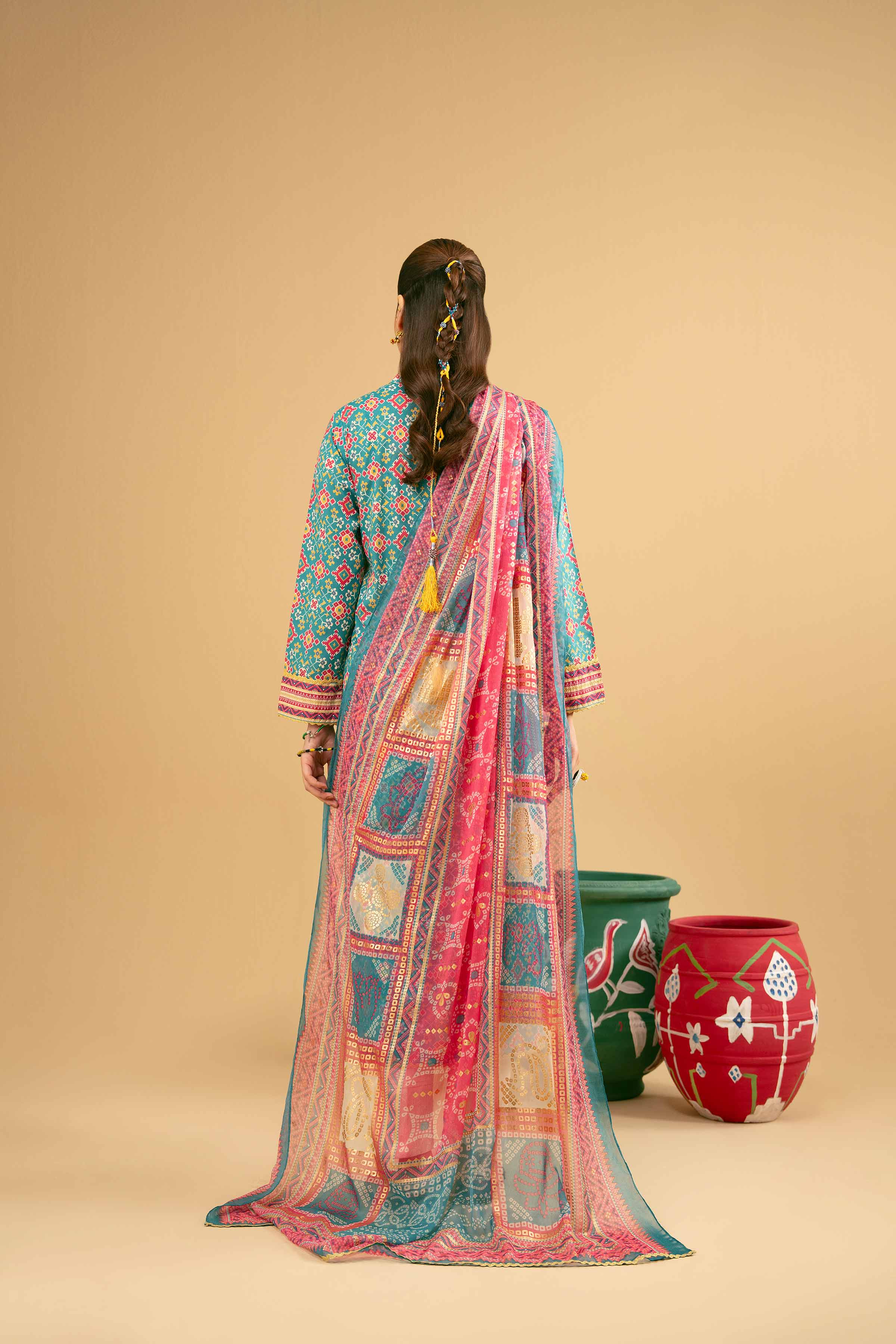 2 Piece - Printed Suit - PE25-259 - Image 3