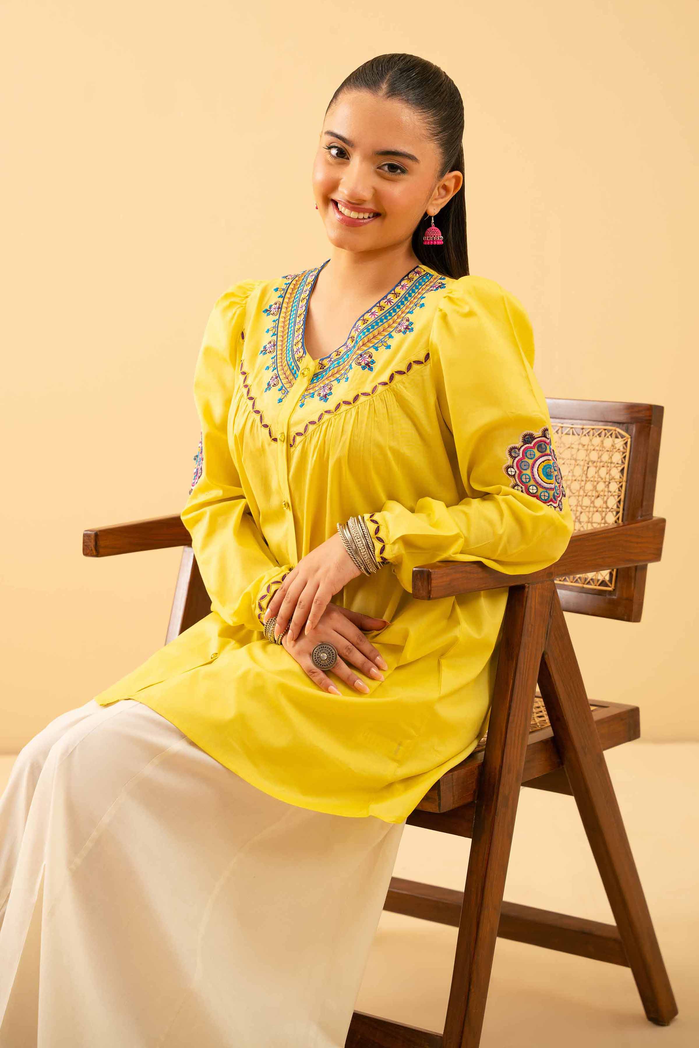 Embroidered Shirt - PE25-270 - Image 3