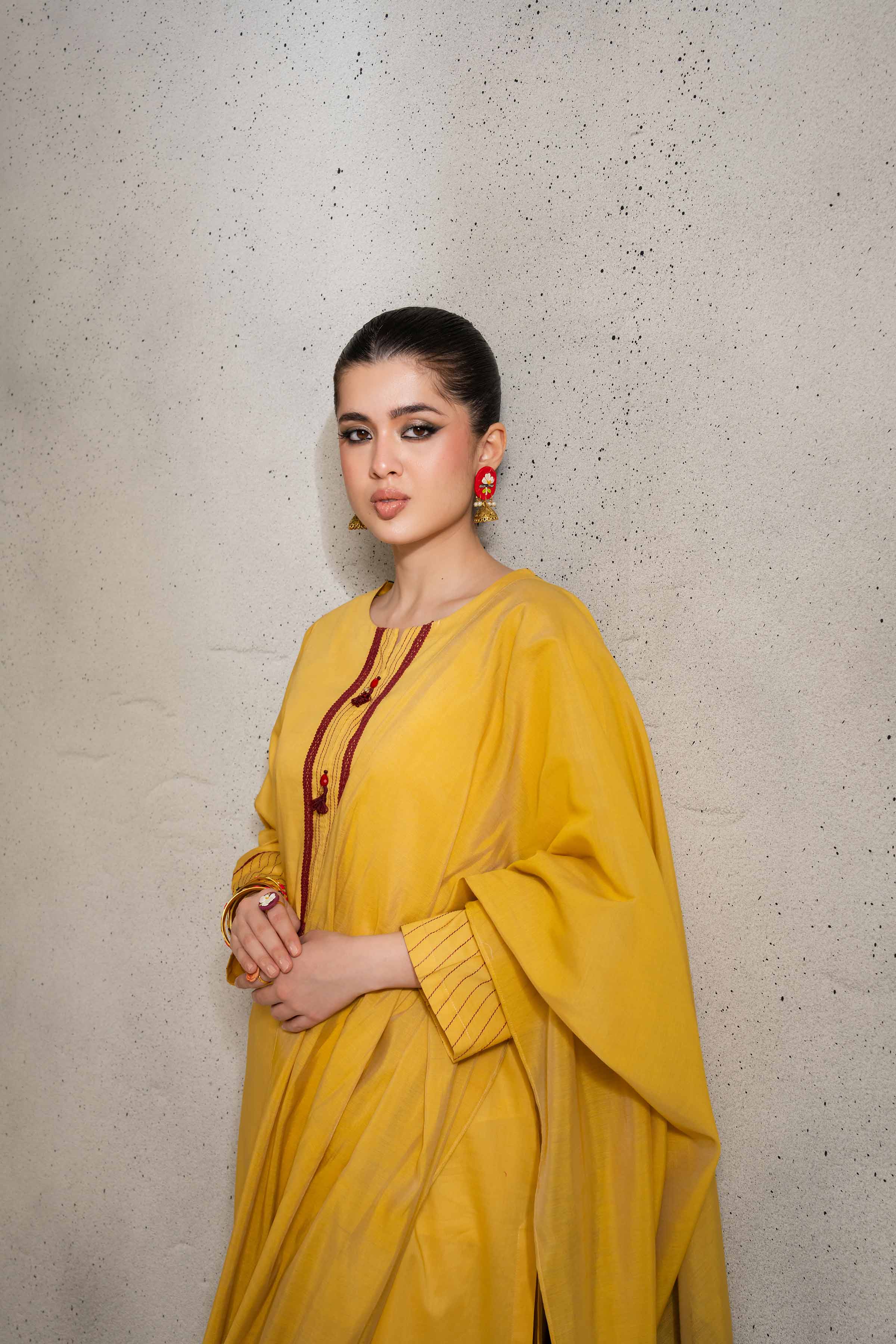 3 Piece - Embroidered Suit - PE25-318 - Image 5
