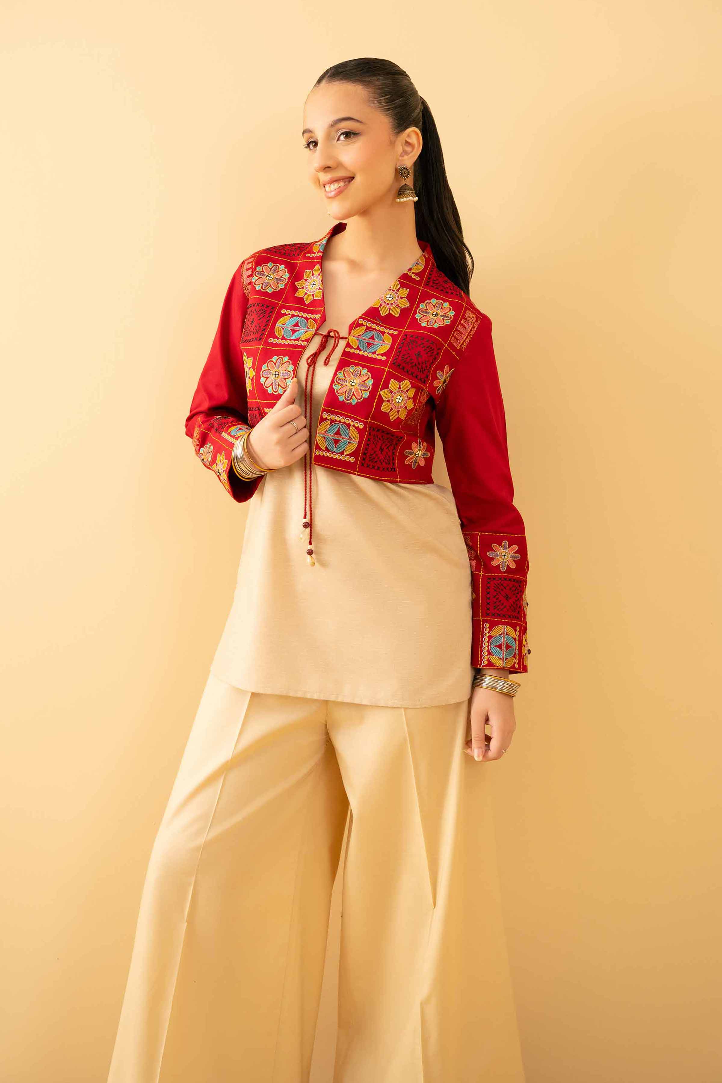Embroidered Jacket - PE25-331