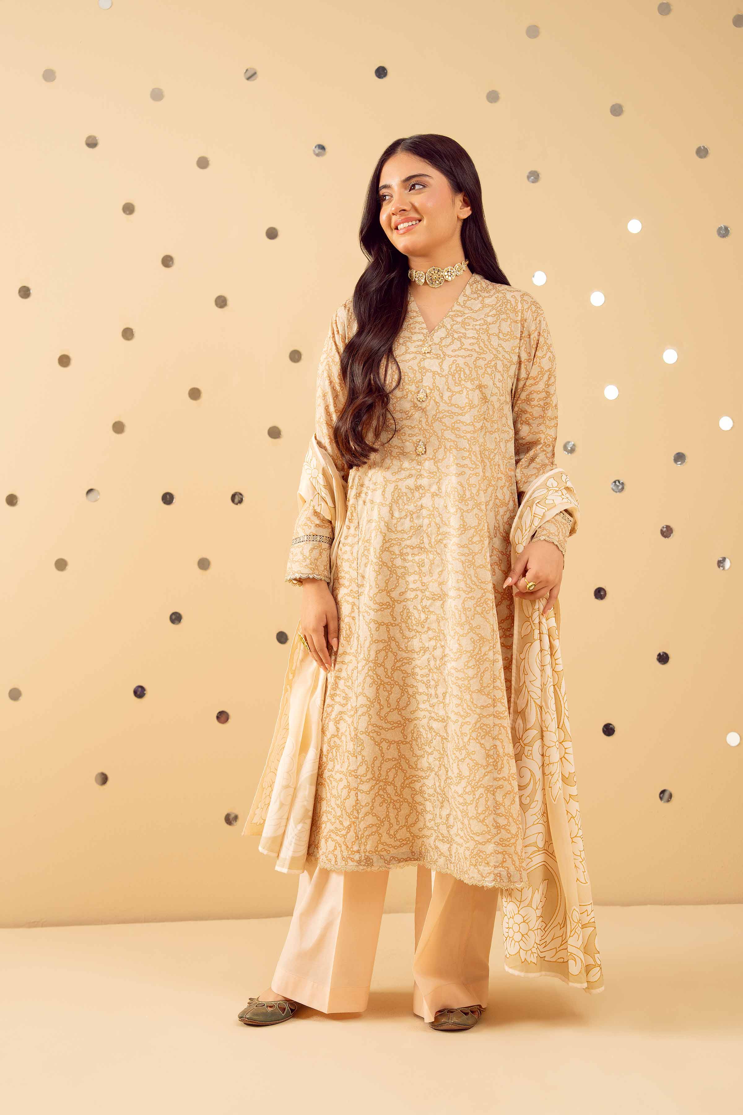 3 Piece - Printed Suit - PE25-376 - Image 4