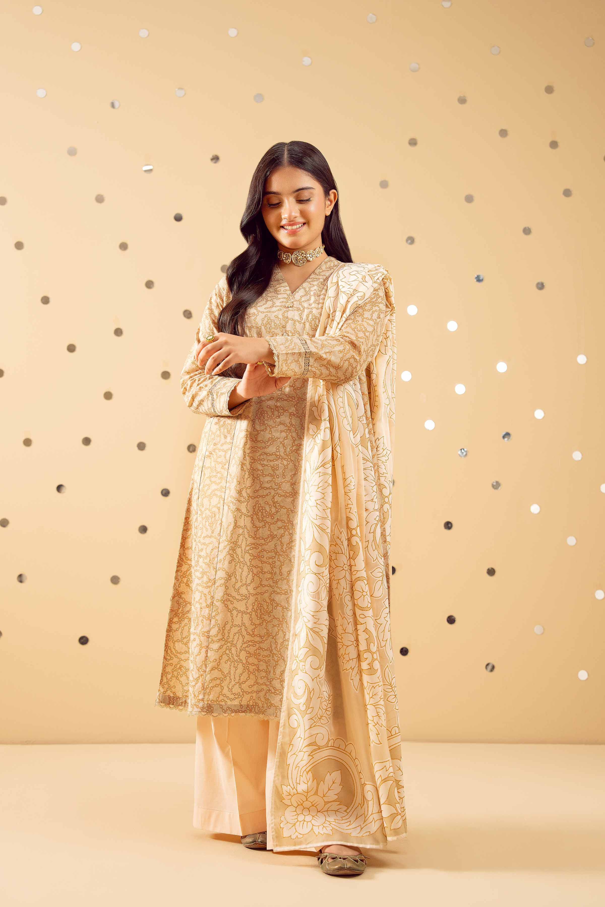 3 Piece - Printed Suit - PE25-376 - Image 5