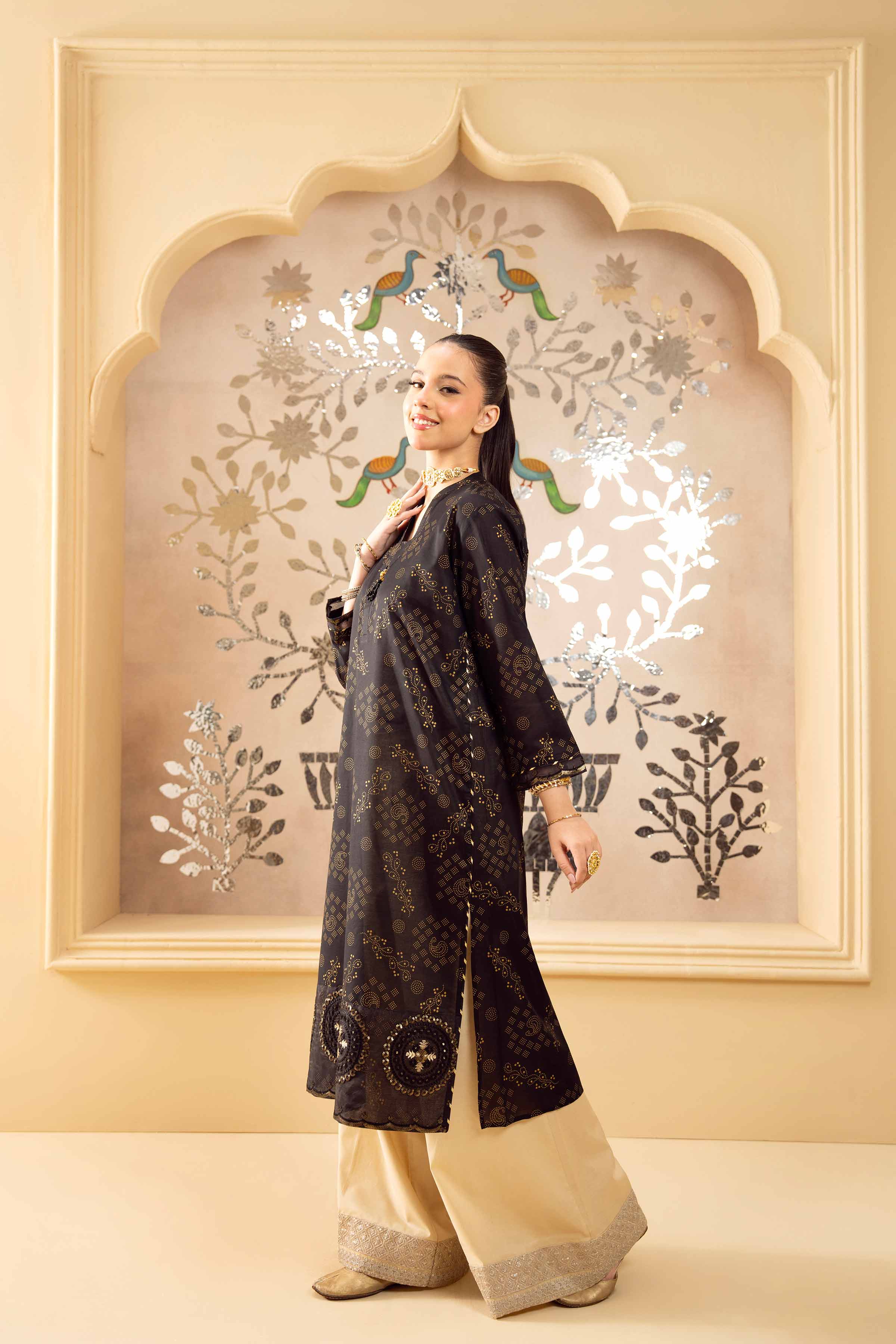 Printed Embroidered Shirt - PE25-386 - Image 4