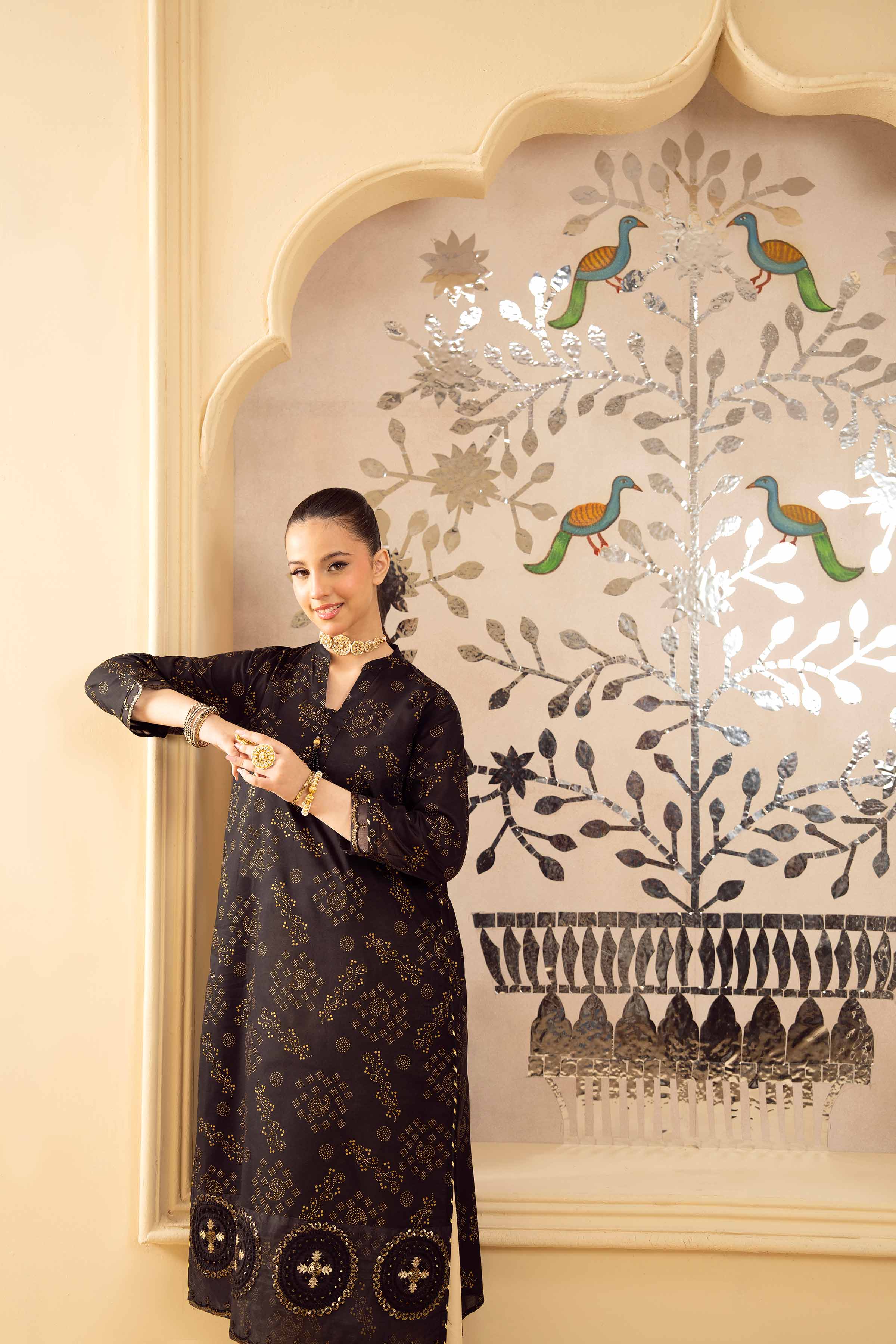 Printed Embroidered Shirt - PE25-386 - Image 7