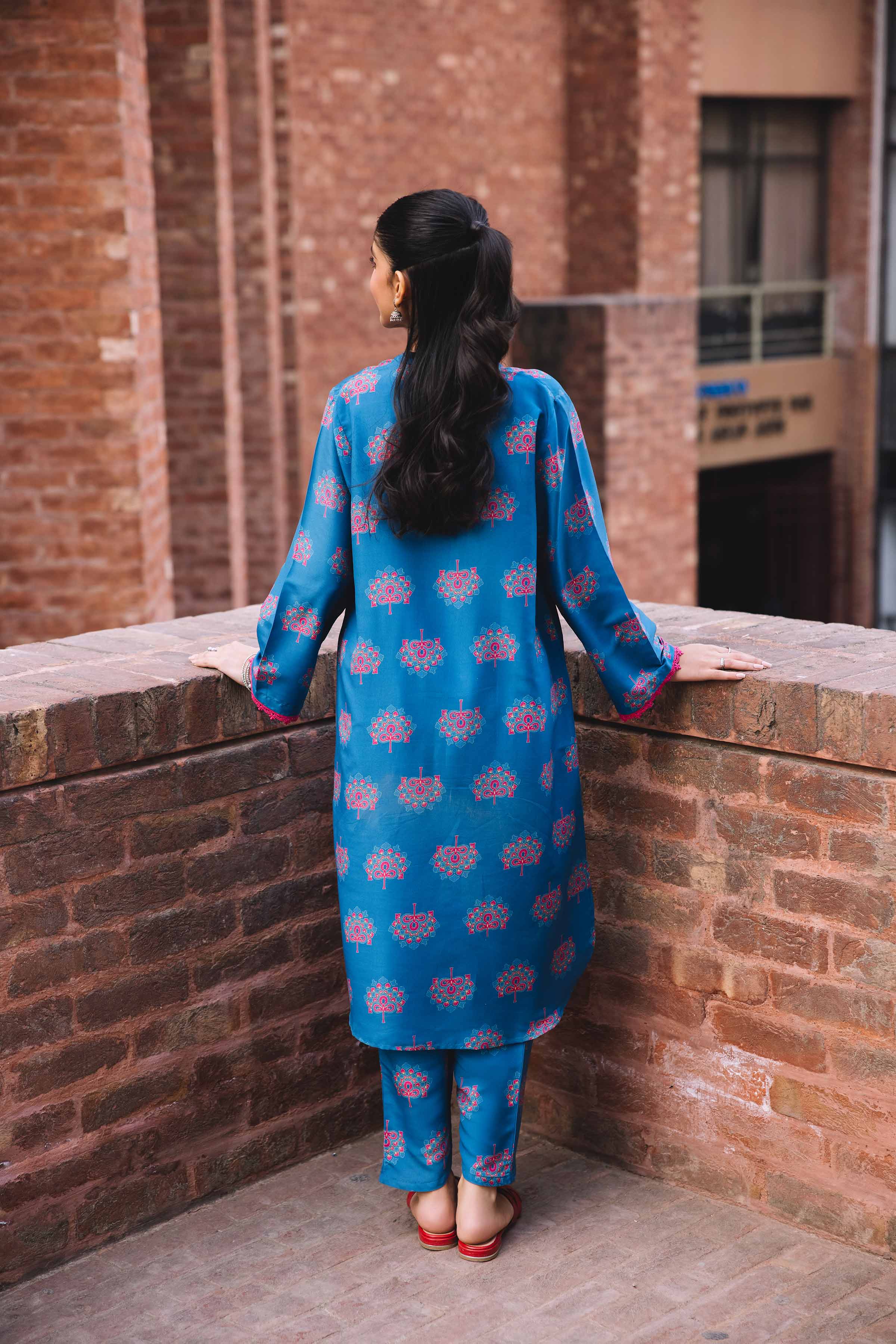 2 Piece - Printed Suit - PE25-393 - Image 3