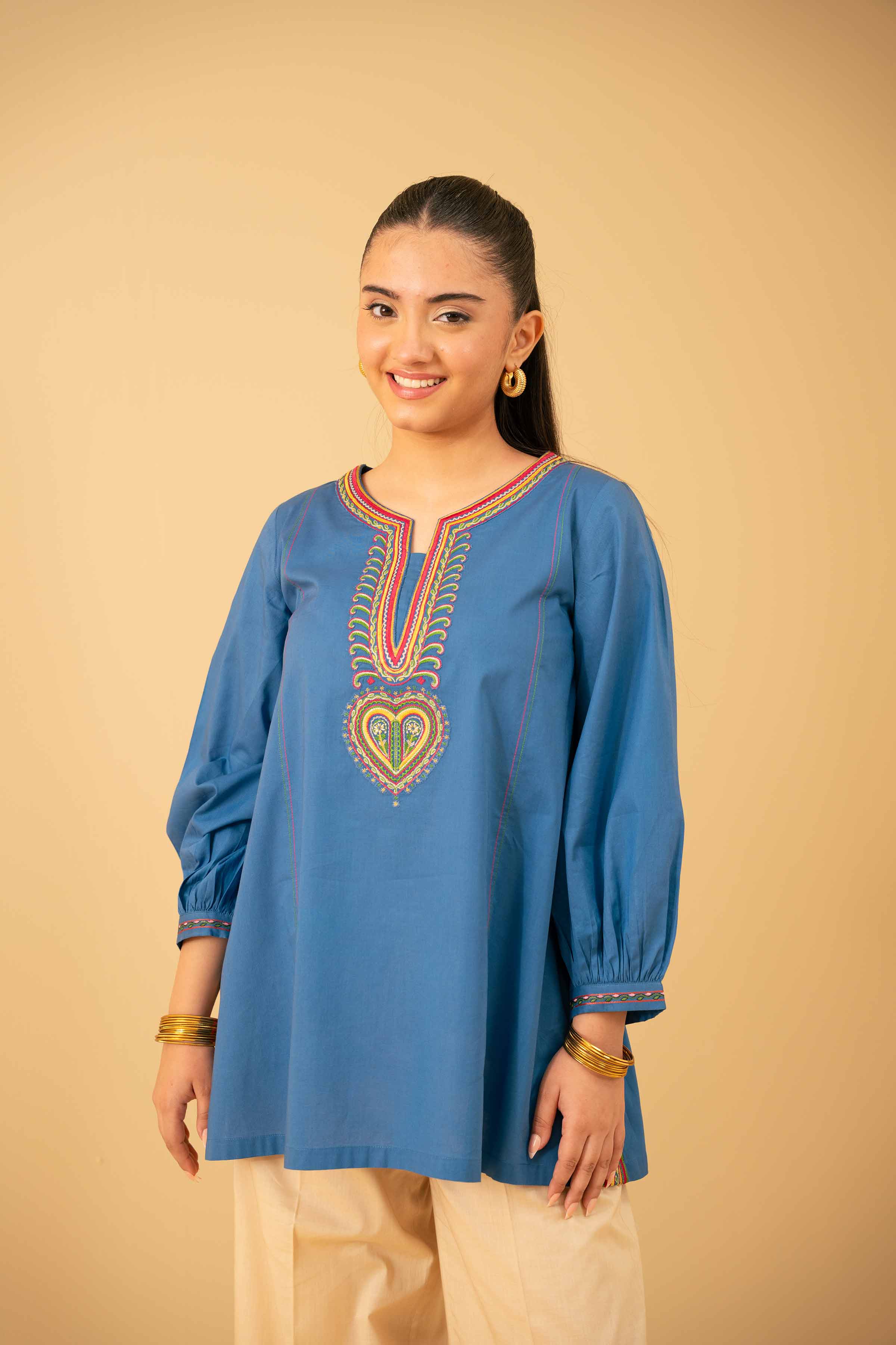 Embroidered Tunic - PE25-419 - Image 5