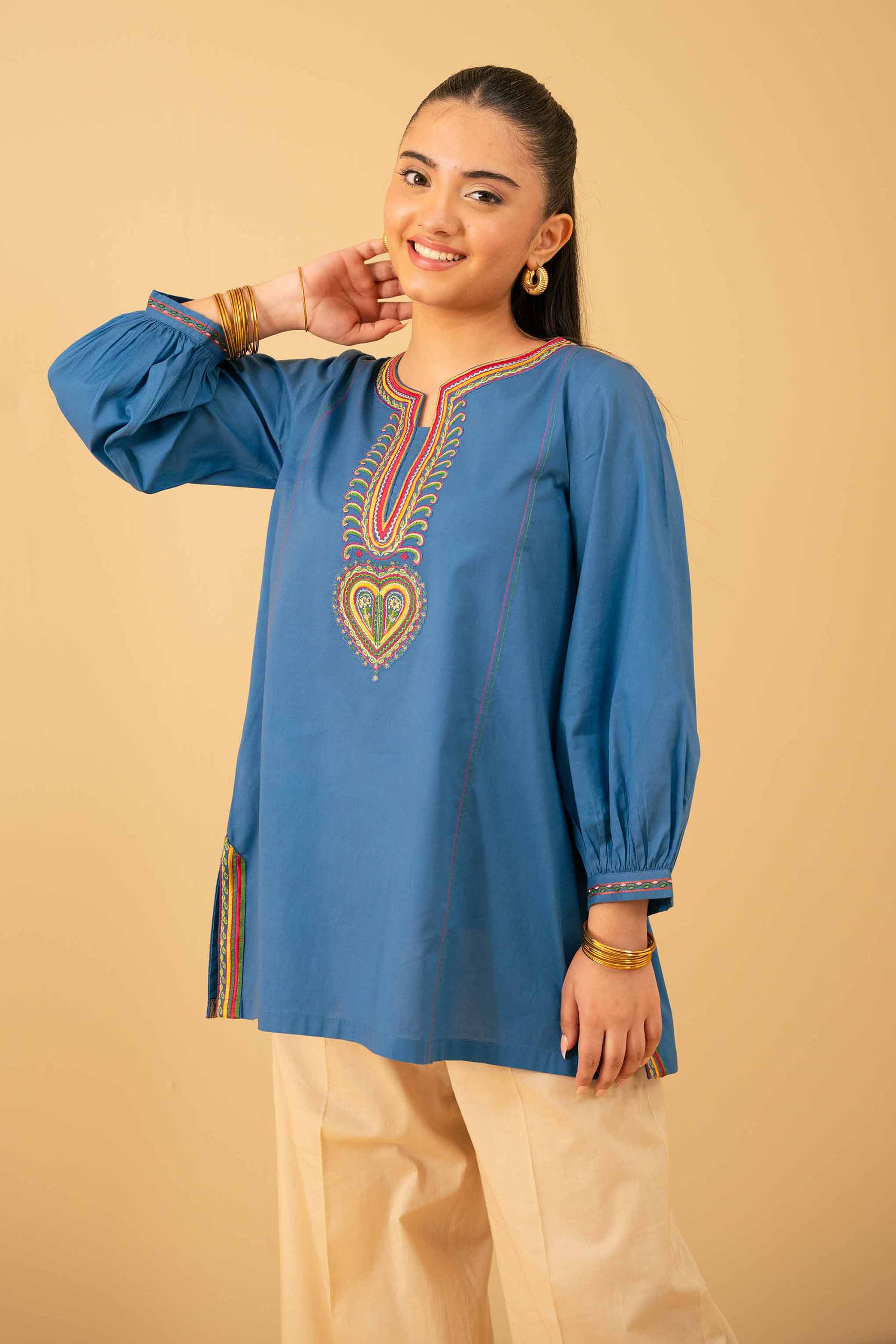 Embroidered Tunic - PE25-419 - Image 7