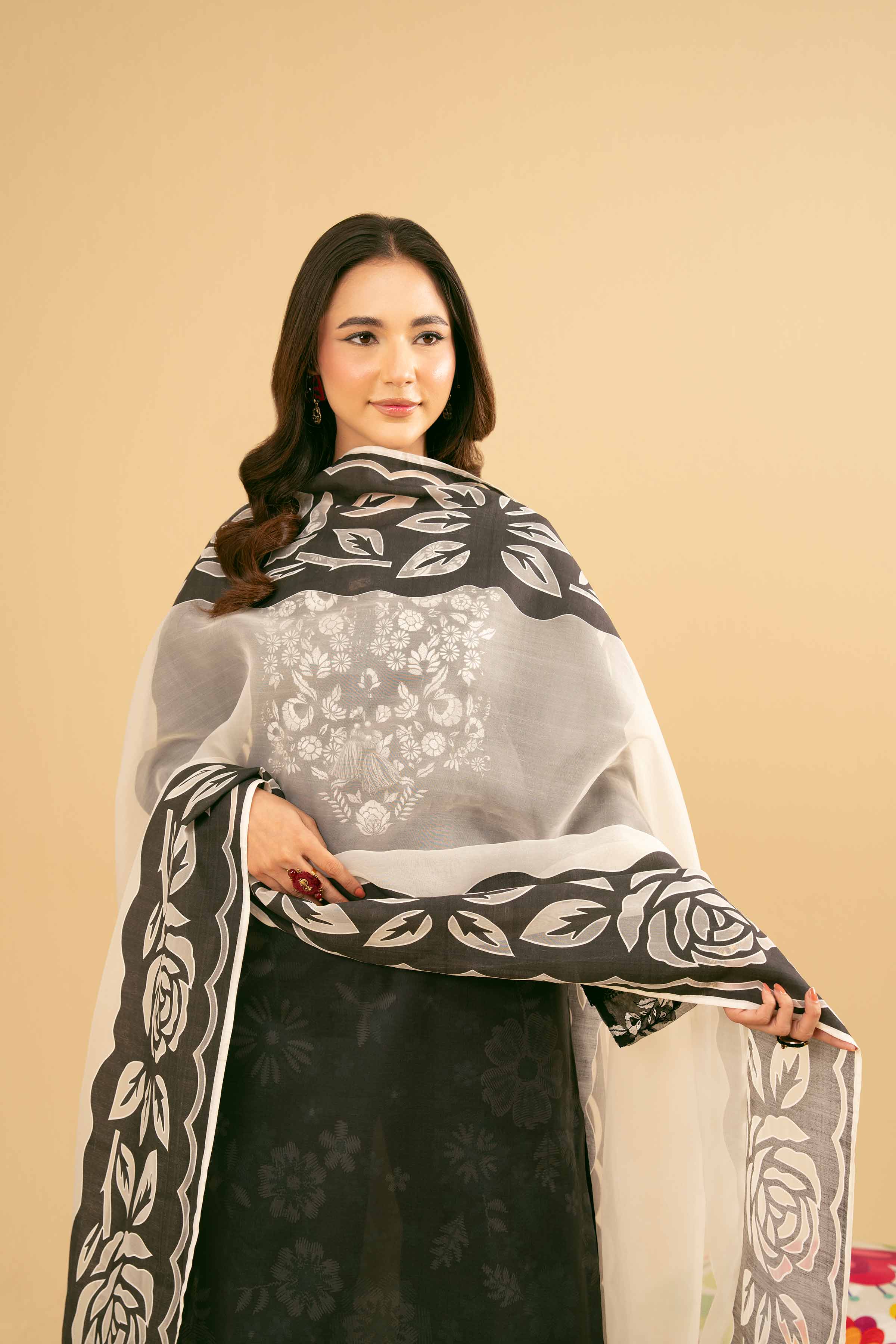 2 Piece - Embroidered Suit - PE25-453 - Image 6