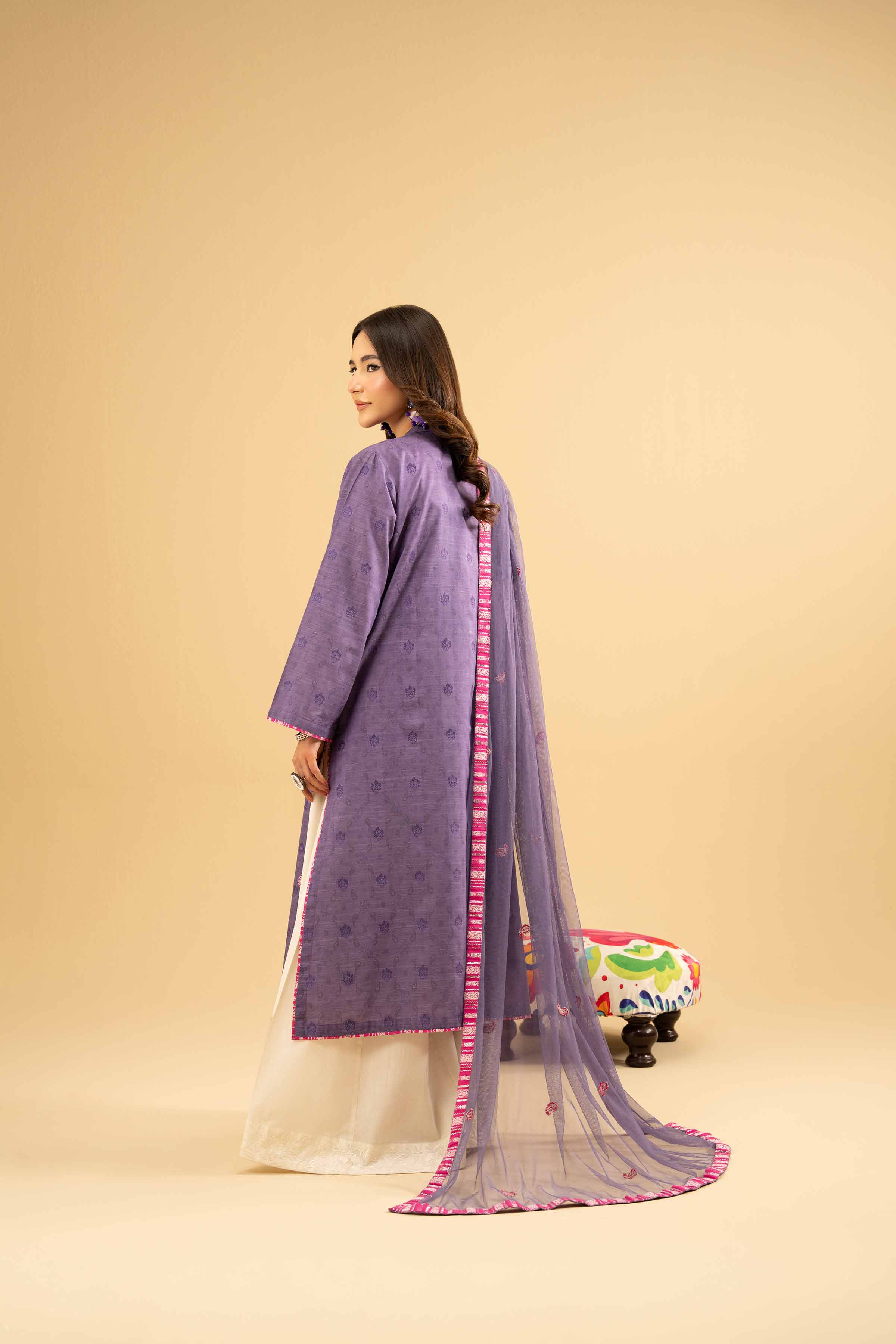 2 Piece - Embroidered Suit - PE25-471 - Image 7