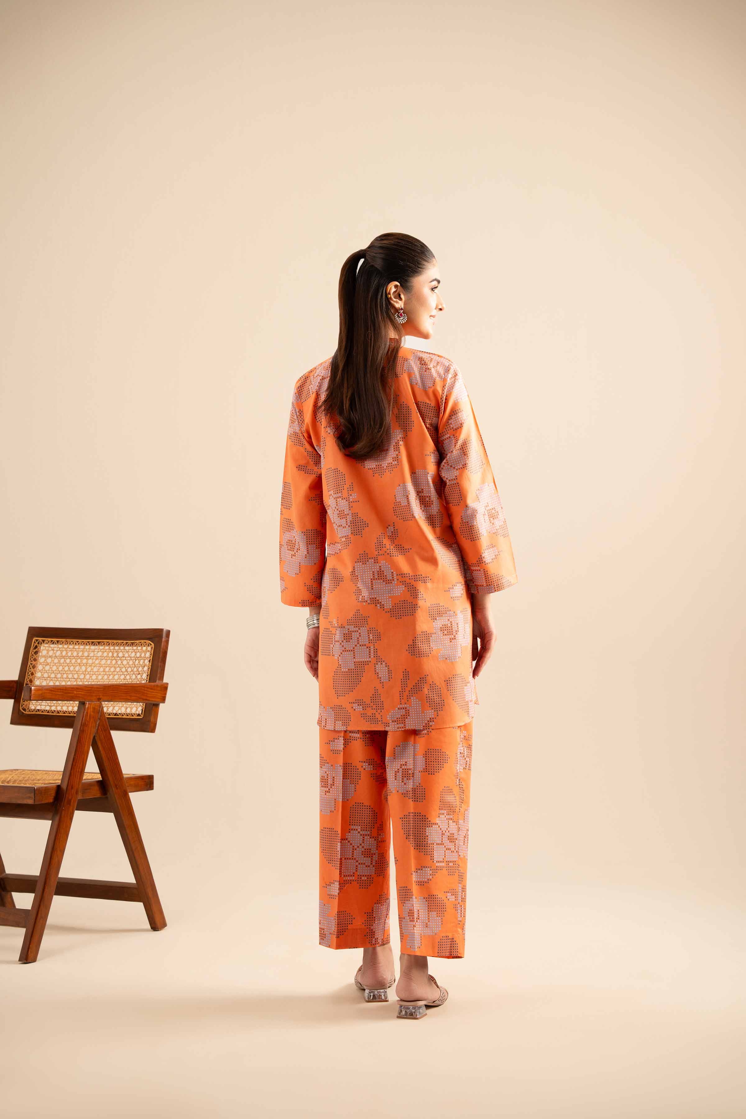 2 Piece - Printed Suit - PE25-484 - Image 3