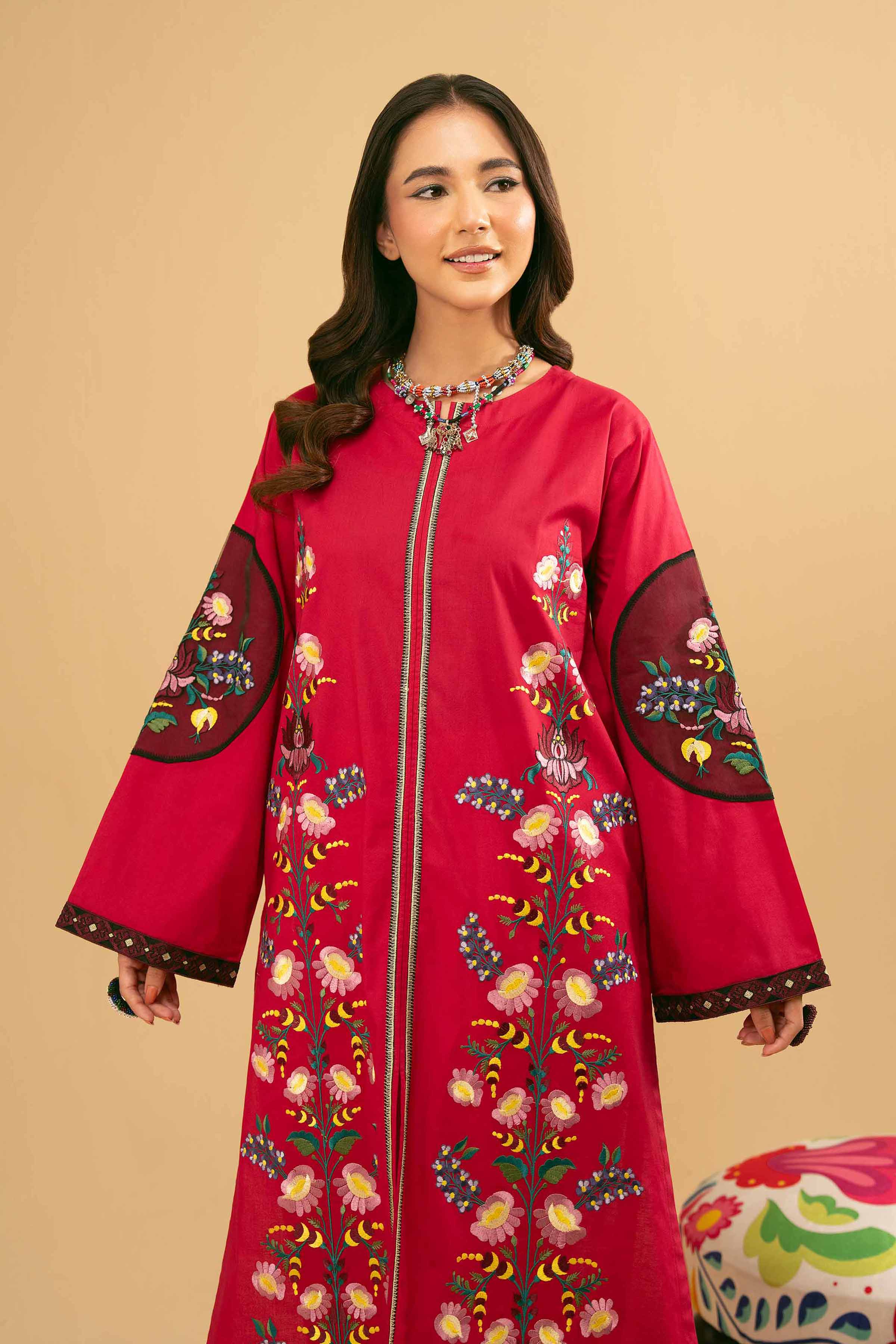 Embroidered Kurta - PE25-503 - Image 2