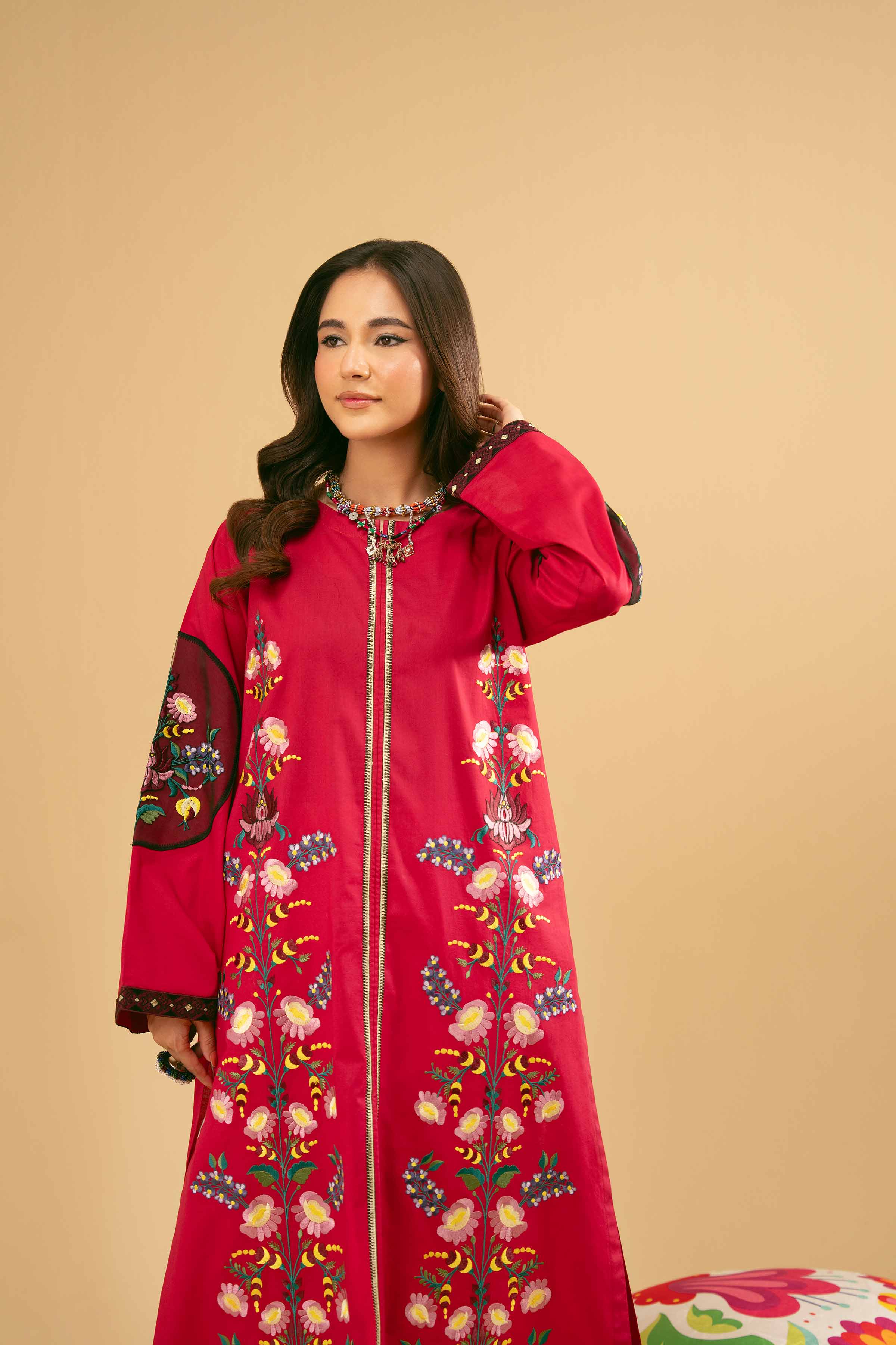 Embroidered Kurta - PE25-503 - Image 5