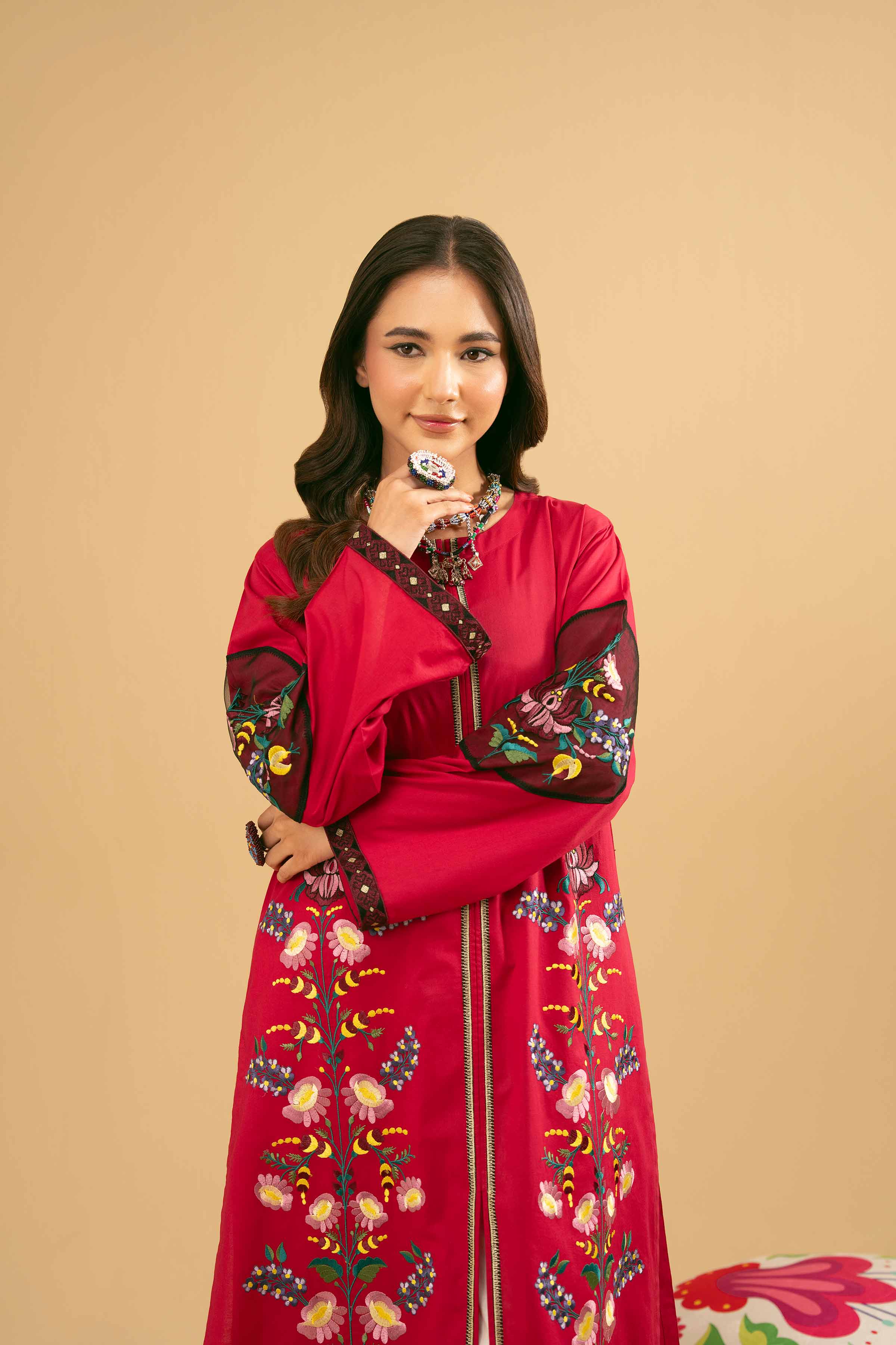 Embroidered Kurta - PE25-503 - Image 8