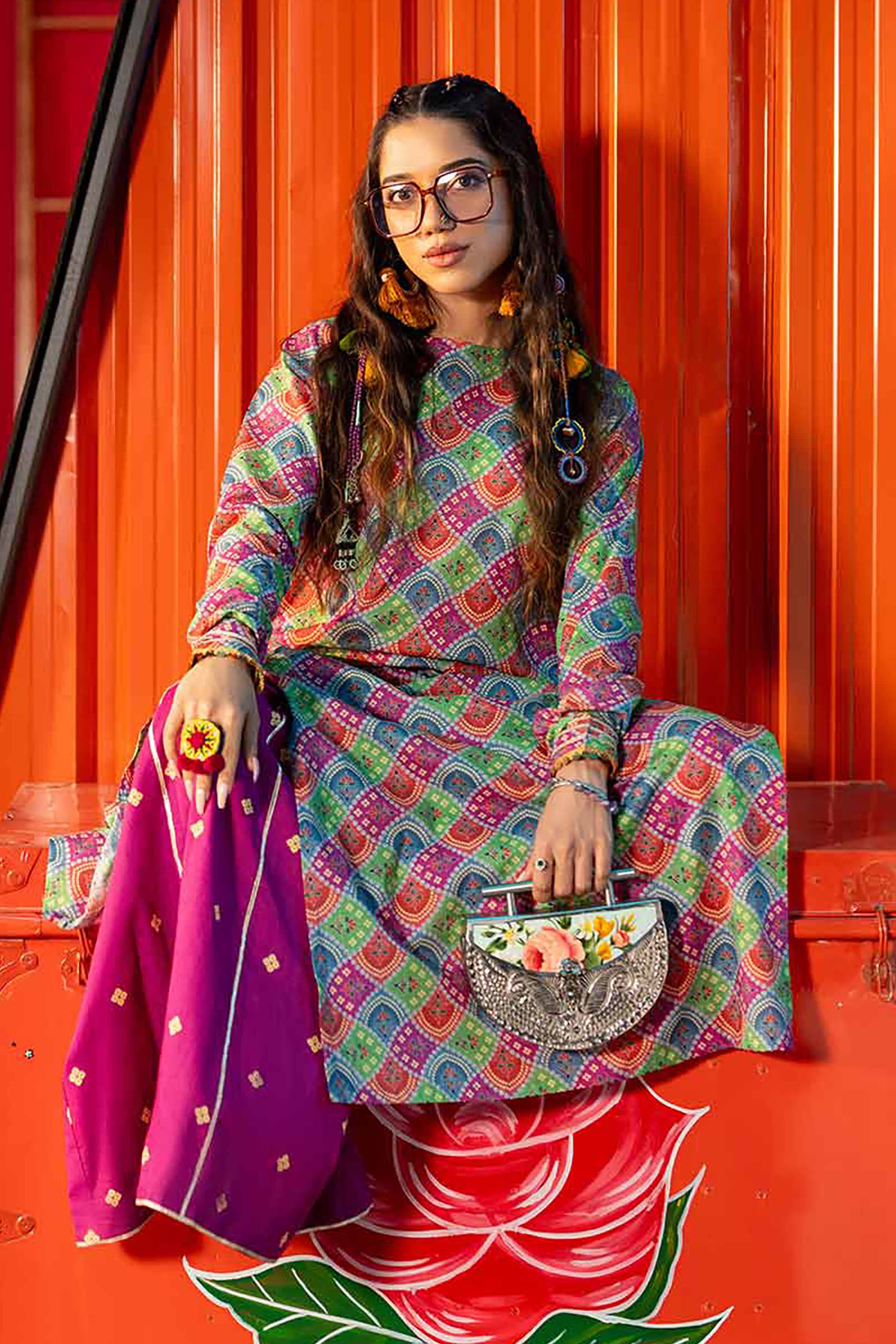2 Piece - Printed Suit - PE25-63