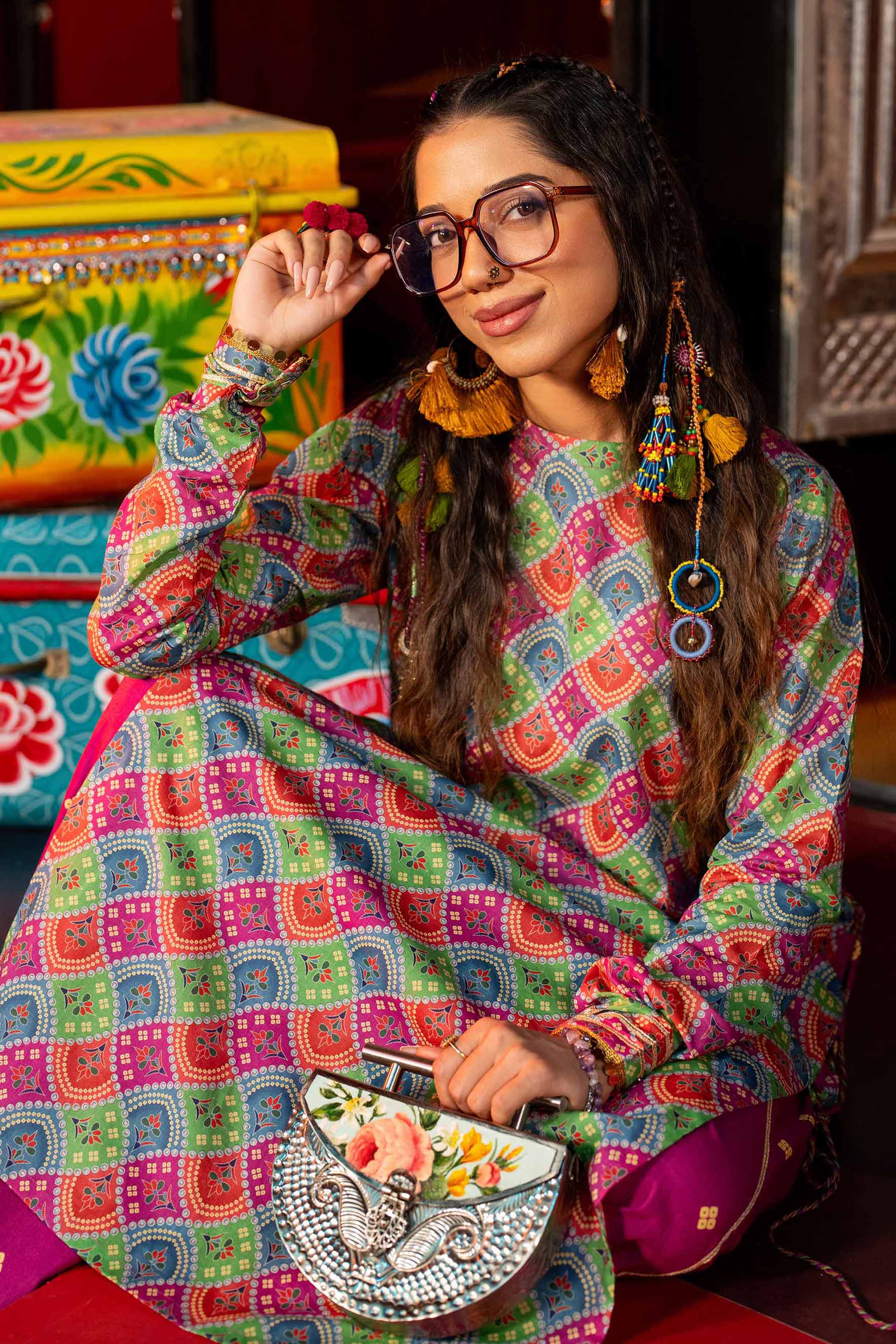 2 Piece - Printed Suit - PE25-63 - Image 2