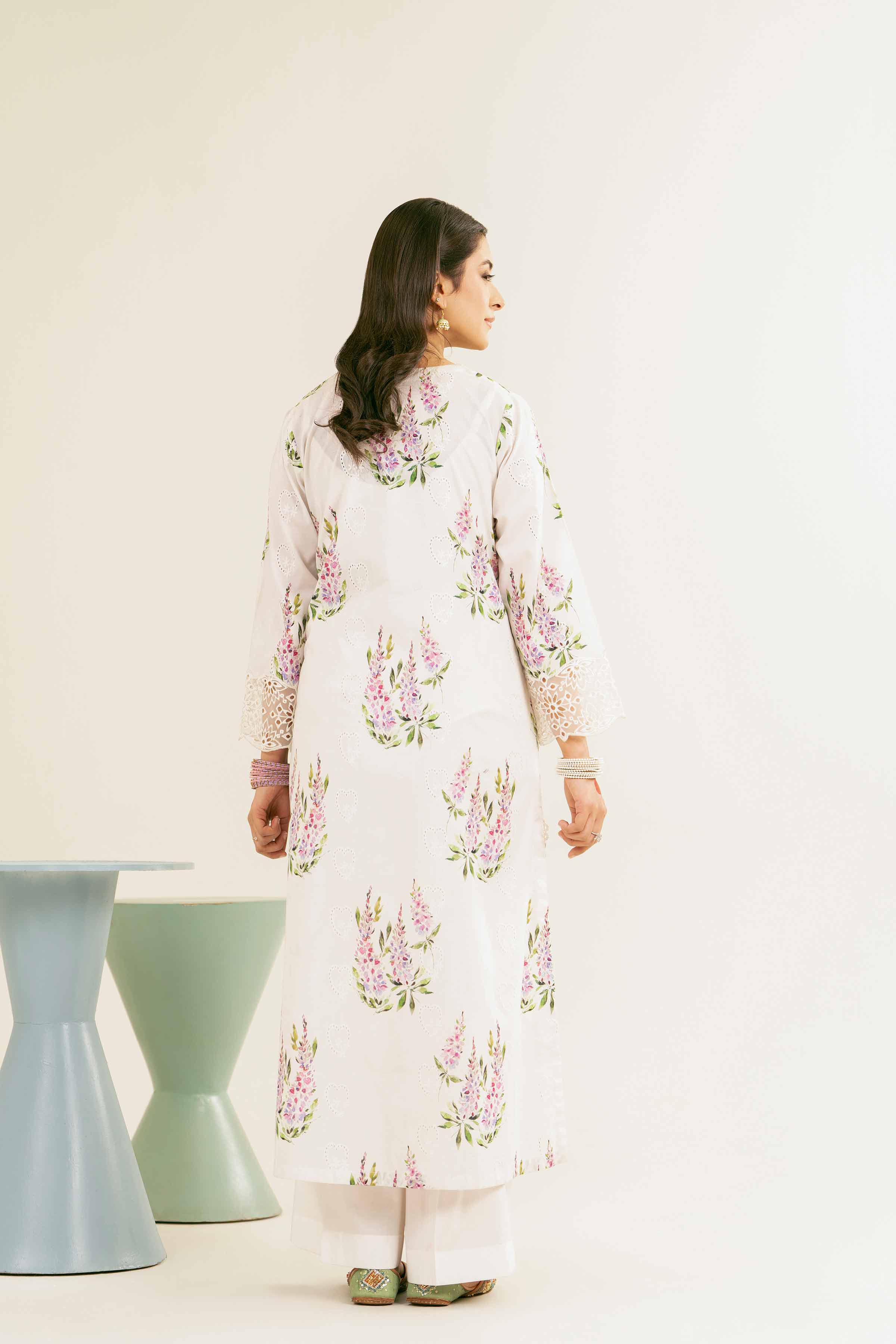 2 Piece - Embroidered Suit - PE25-80 - Image 3