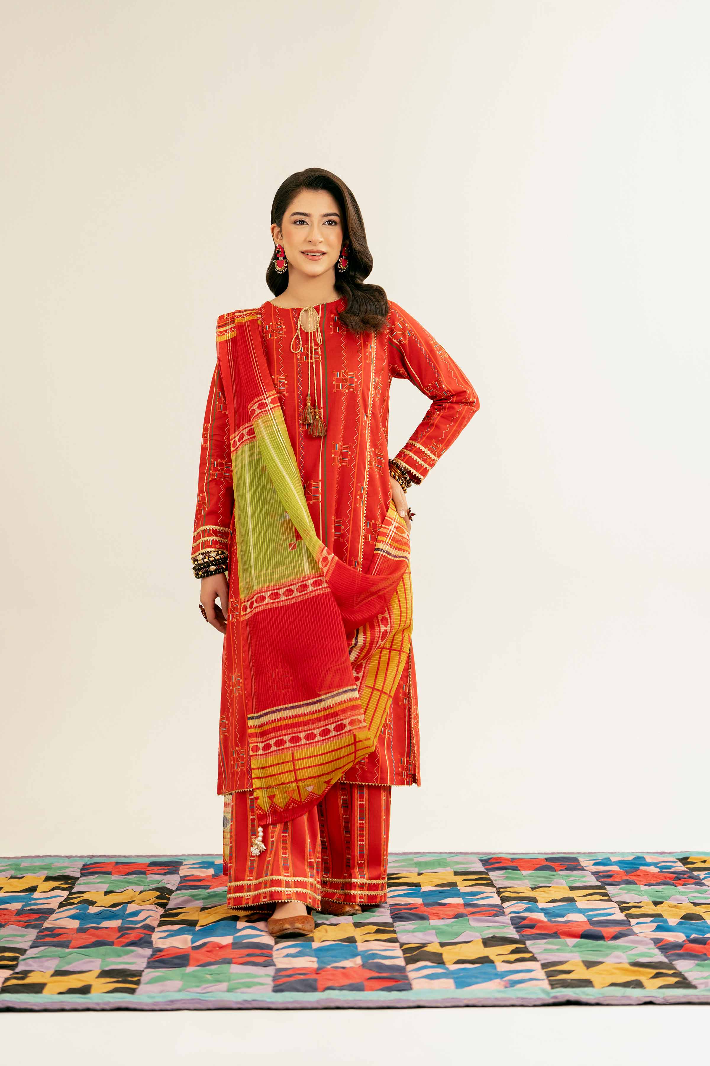 3 Piece - Printed Suit - PE25-99 - Image 4
