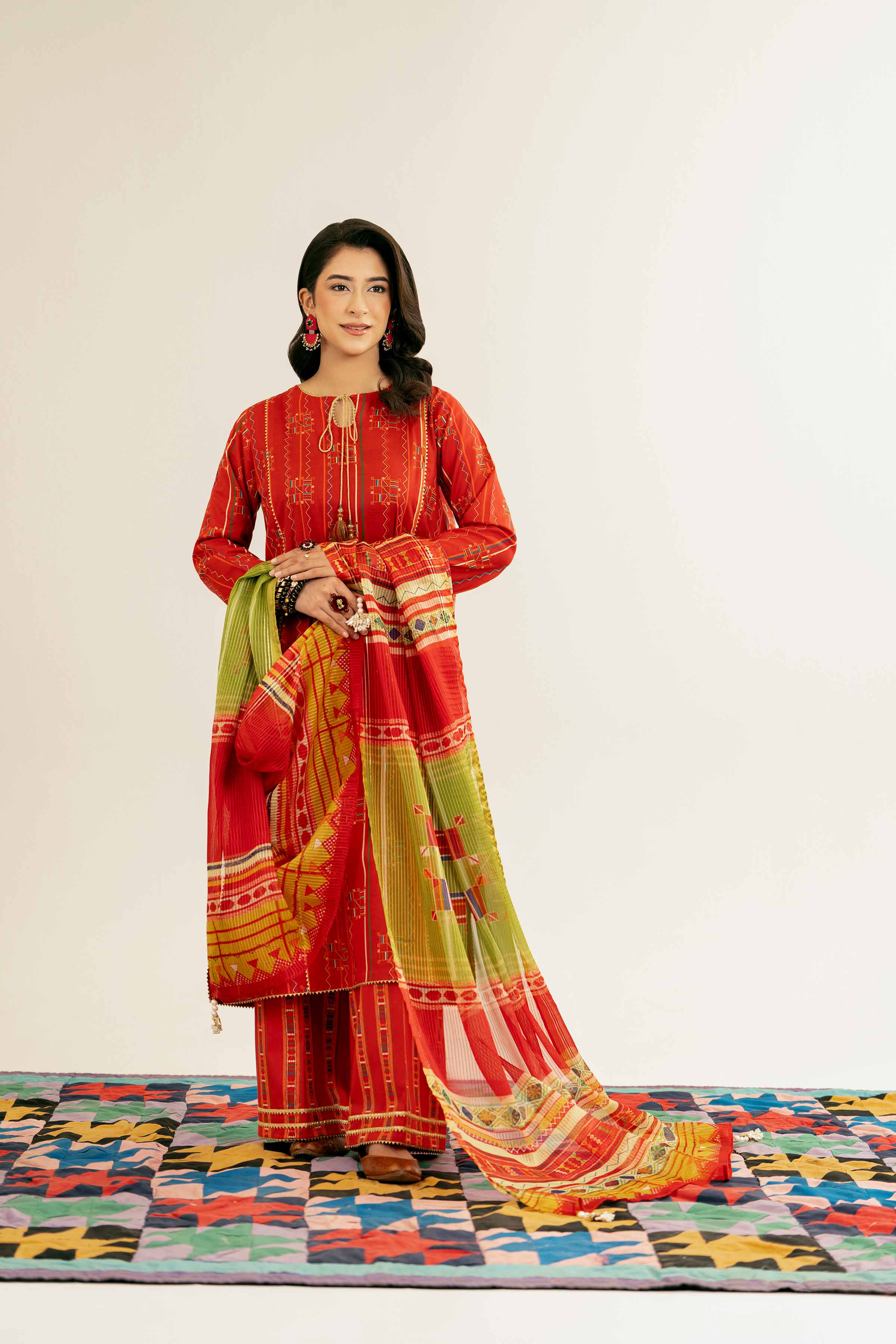 3 Piece - Printed Suit - PE25-99 - Image 5