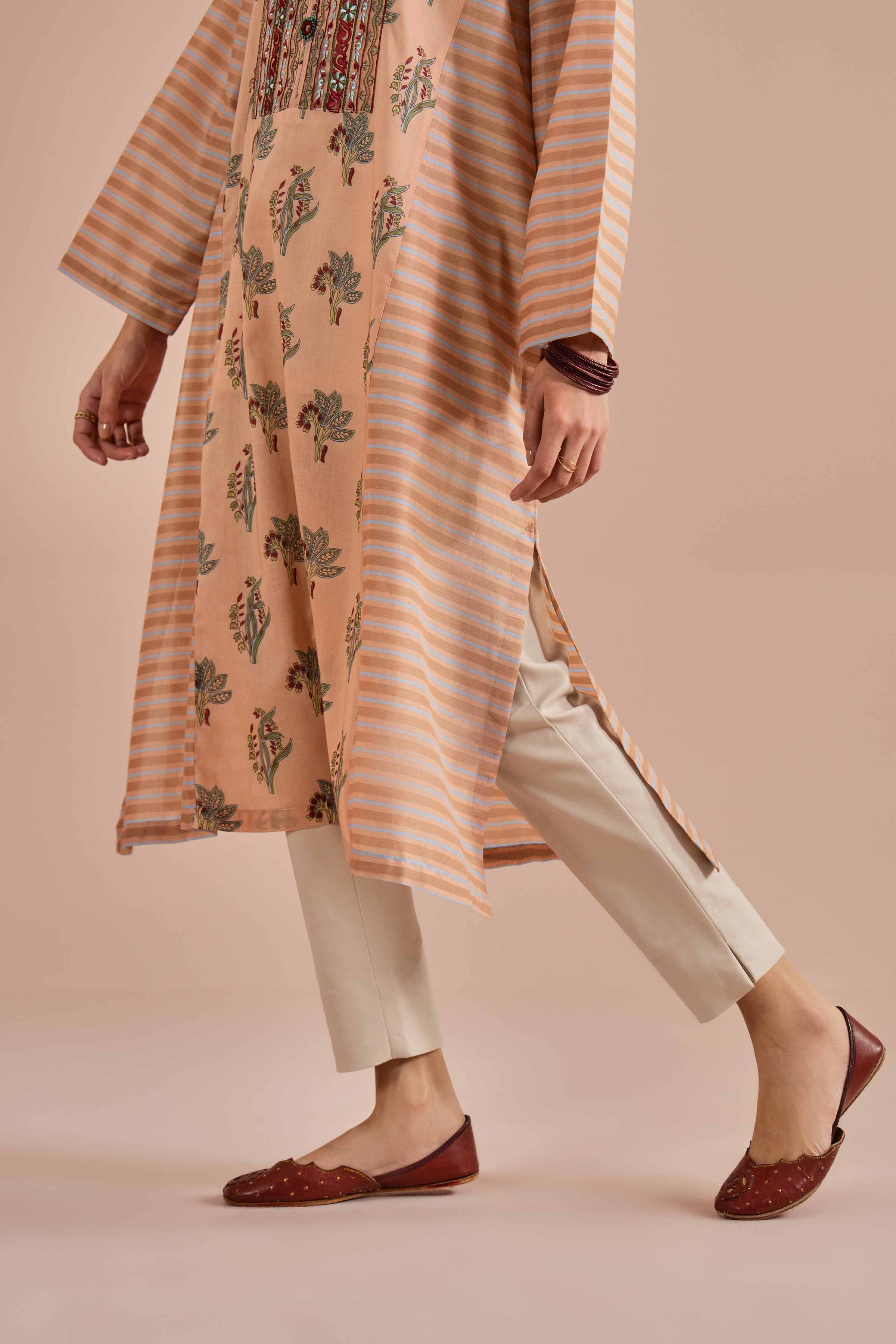 Printed Embroidered Shirt - PE26-01 - Image 7