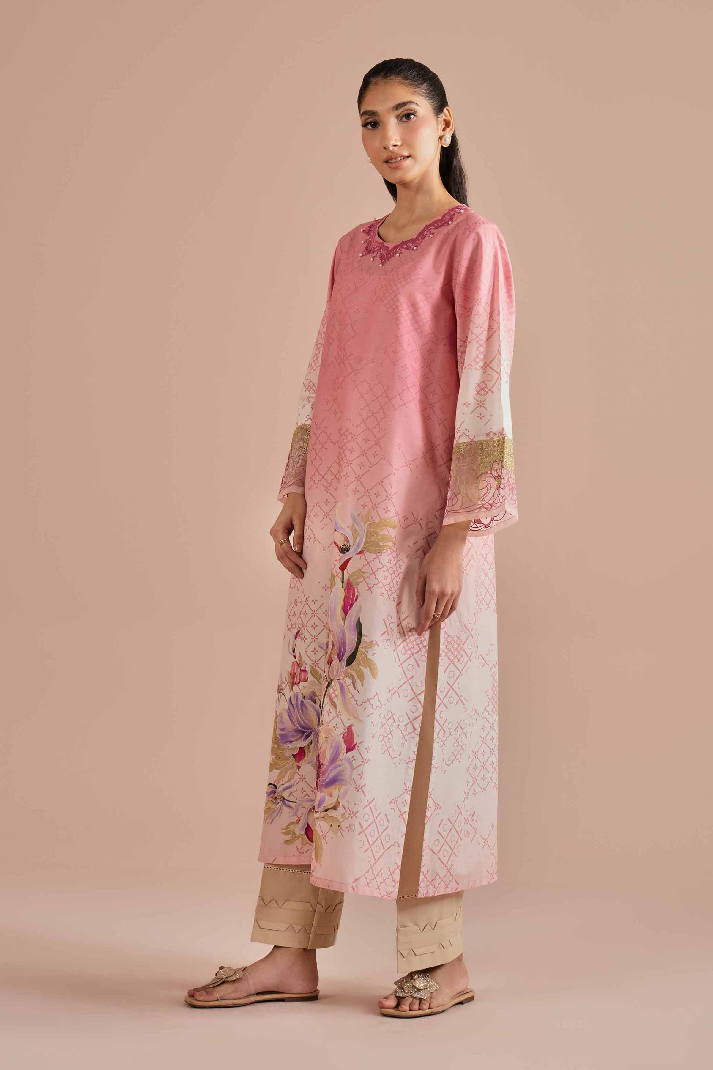 Printed Embroidered Shirt - PE26-03 - Image 3