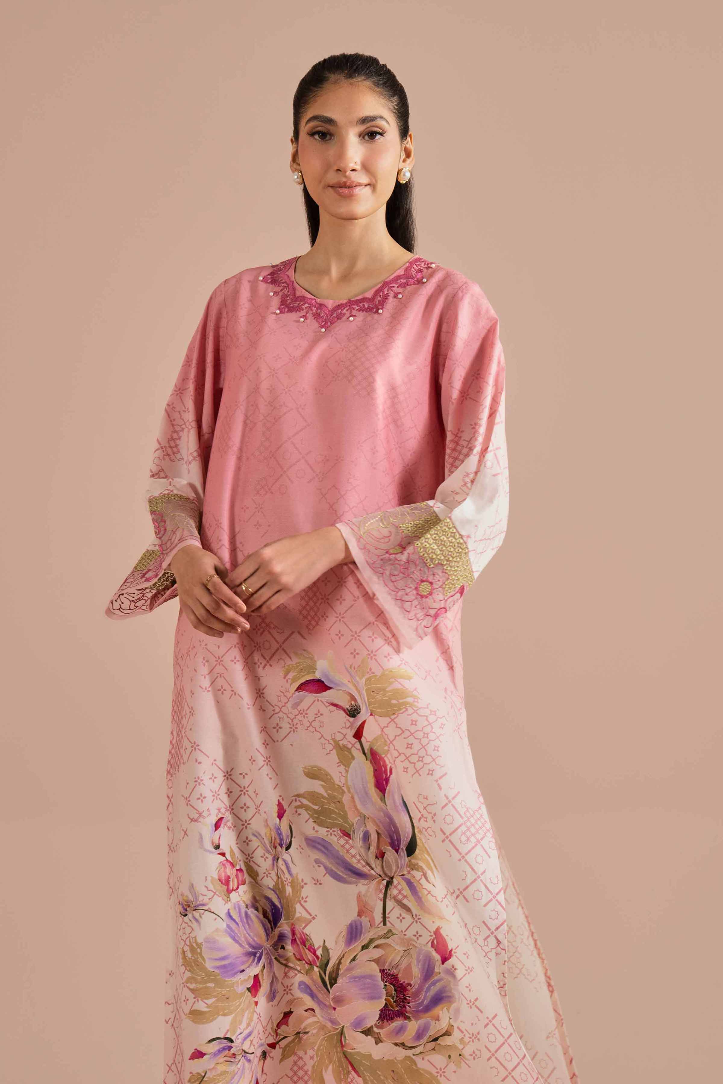 Printed Embroidered Shirt - PE26-03 - Image 7