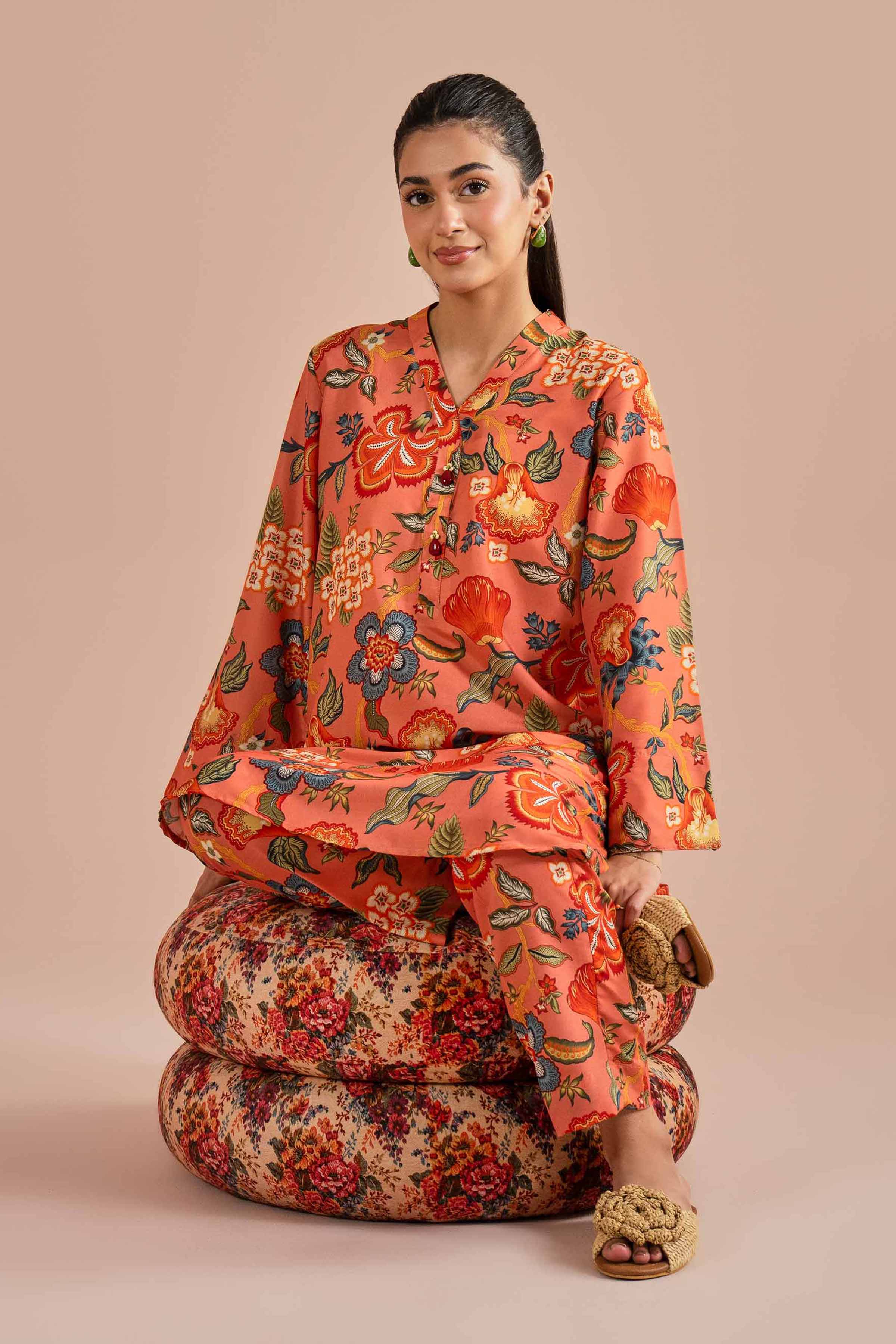2 Piece - Printed Suit - PE26-11 - Image 3
