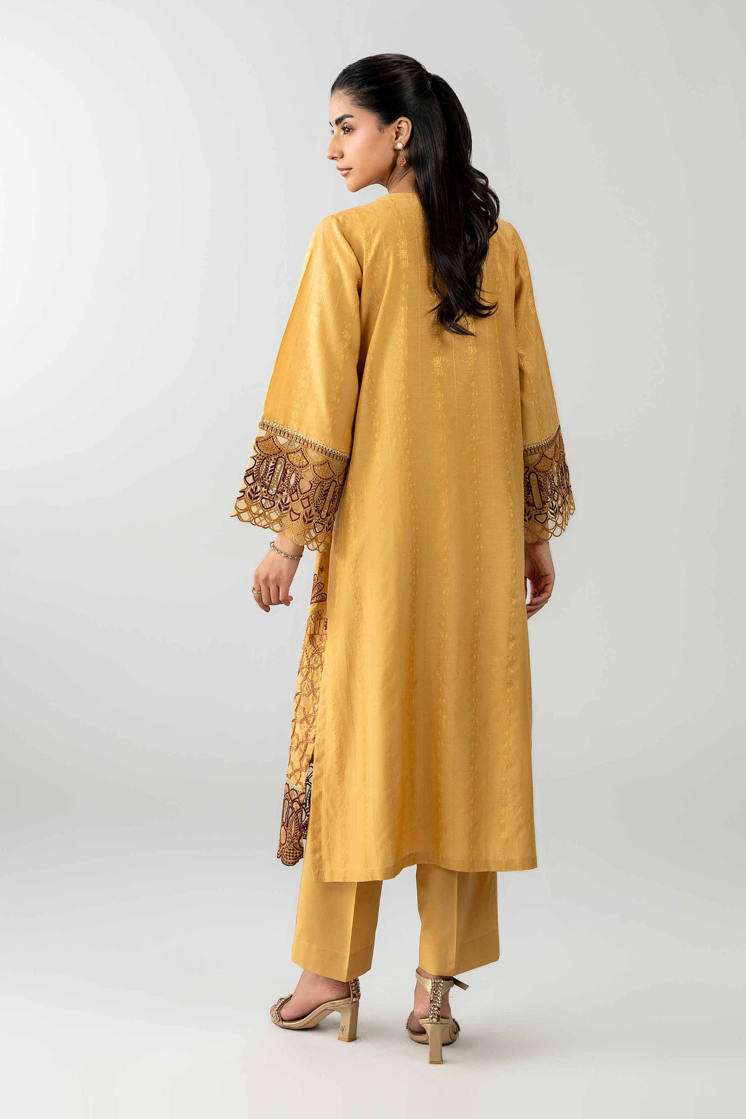 3 Piece - Embroidered Suit - PE26-122 - Image 3