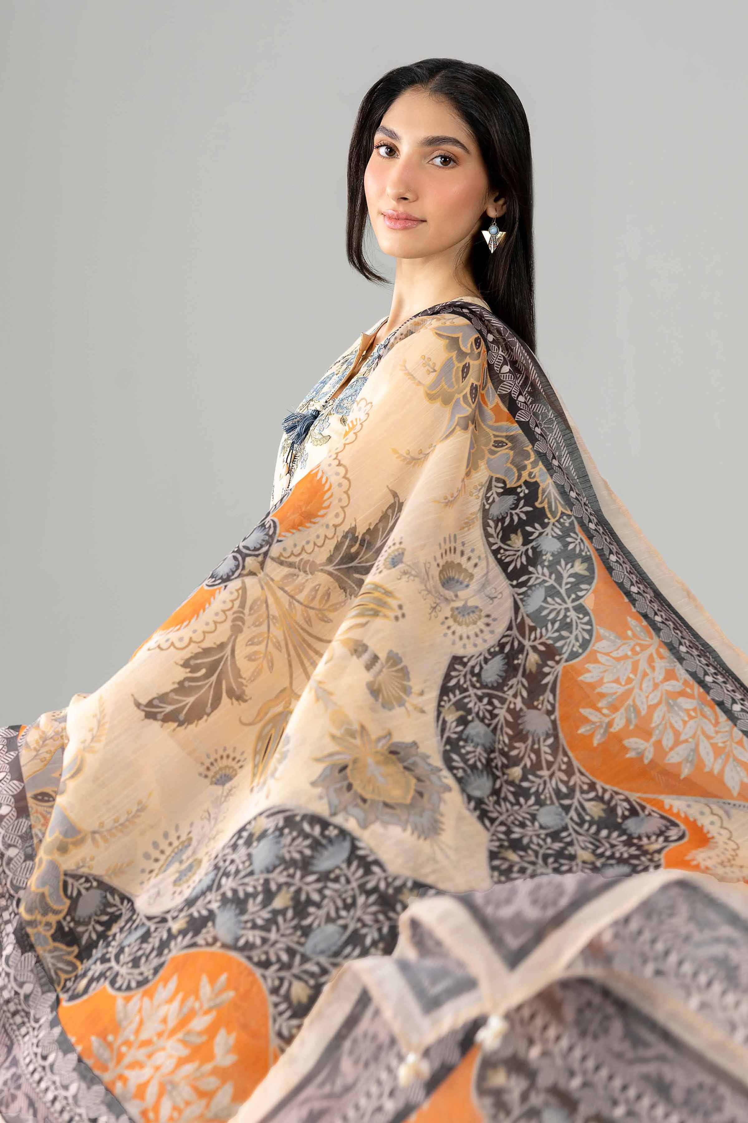 2 Piece - Embroidered Suit -PE26-129 - Image 2