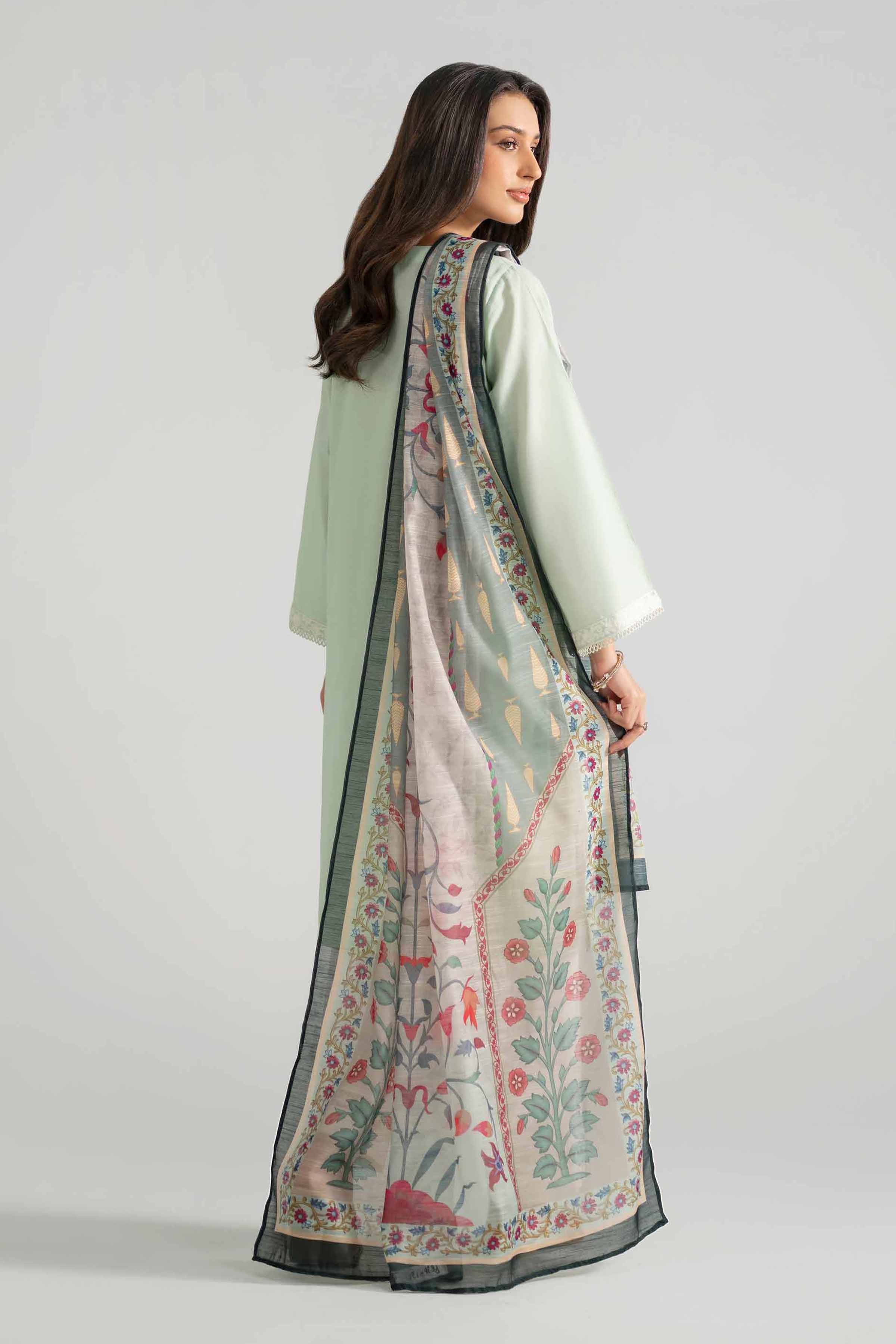 2 Piece - Embroidered Suit - PE26-131 - Image 4