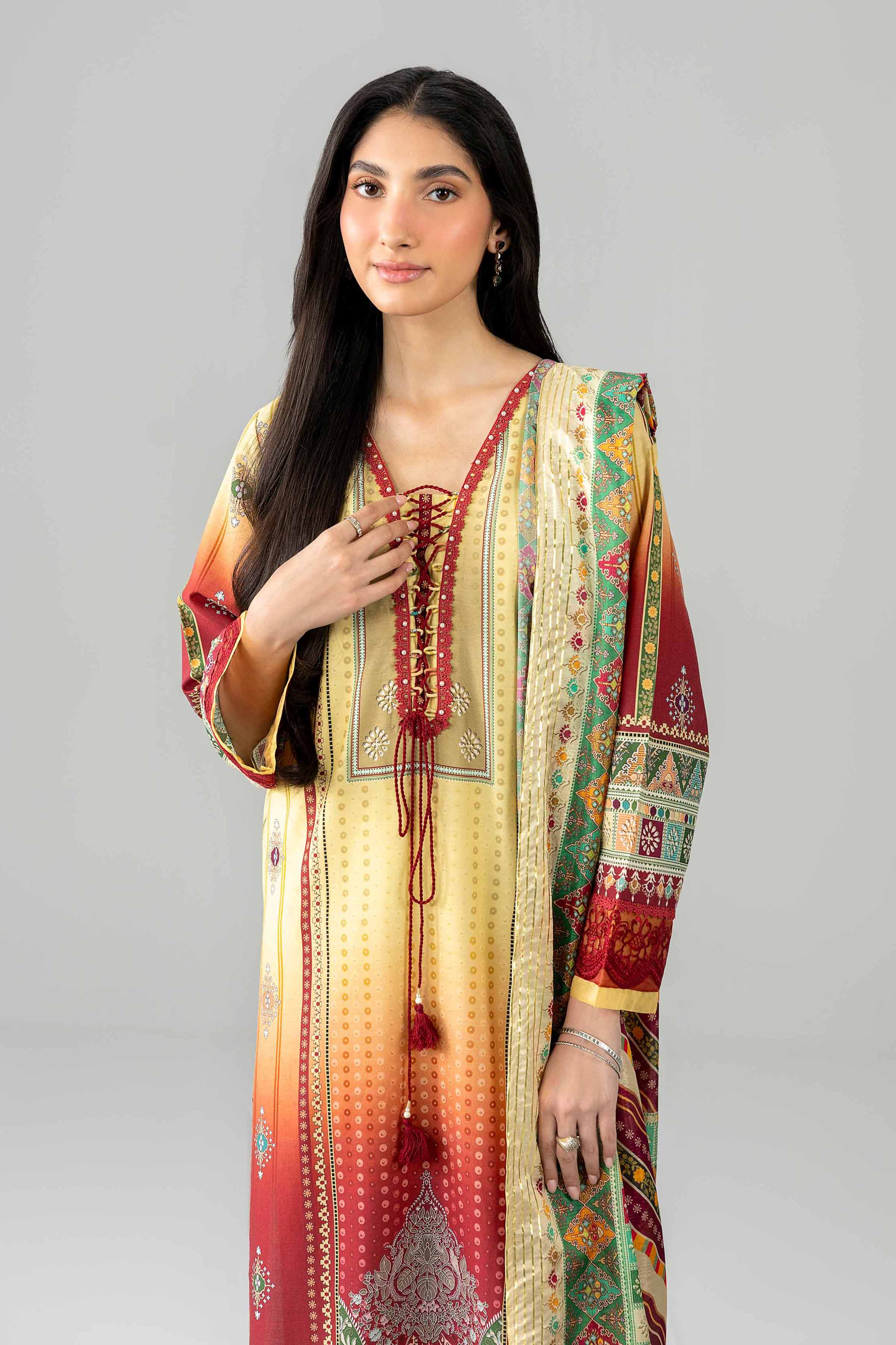 2 Piece - Embroidered Suit - PE26-134 - Image 6