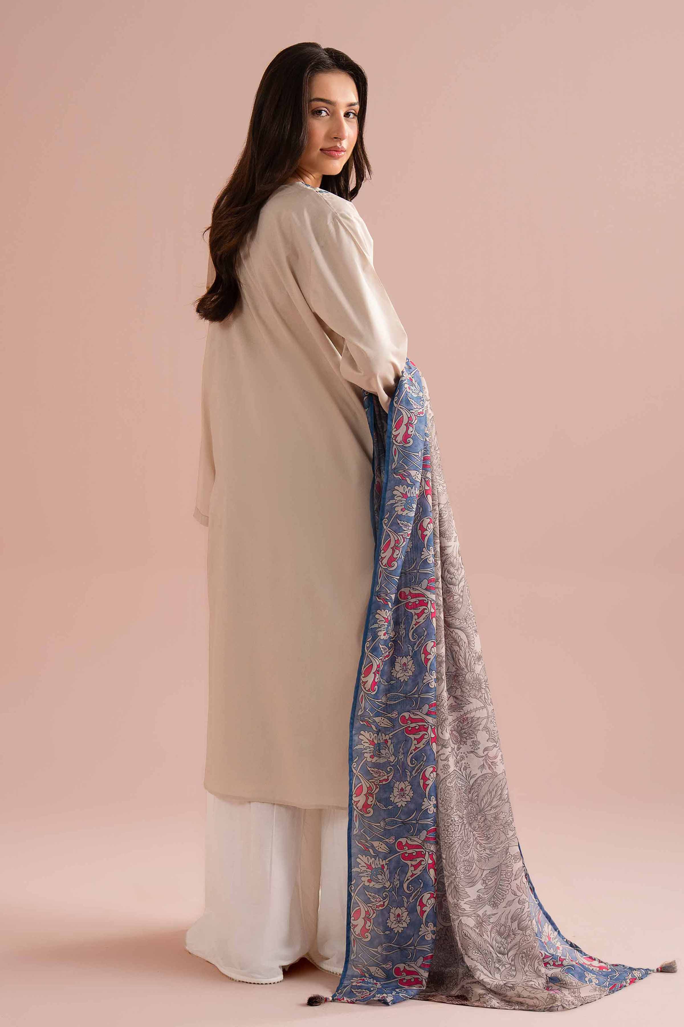 2 Piece - Embroidered Suit - PE26-142 - Image 3