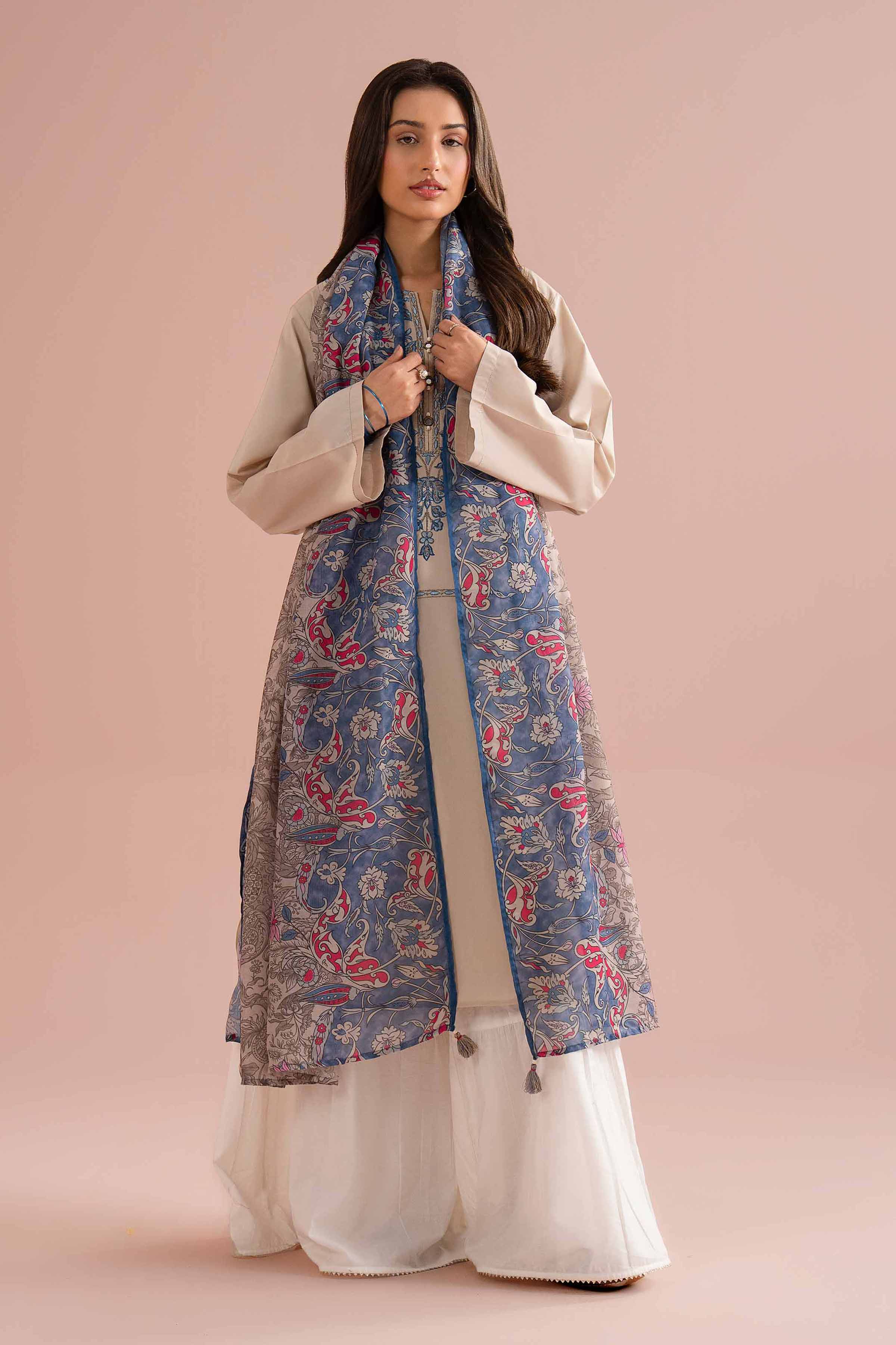 2 Piece - Embroidered Suit - PE26-142 - Image 5