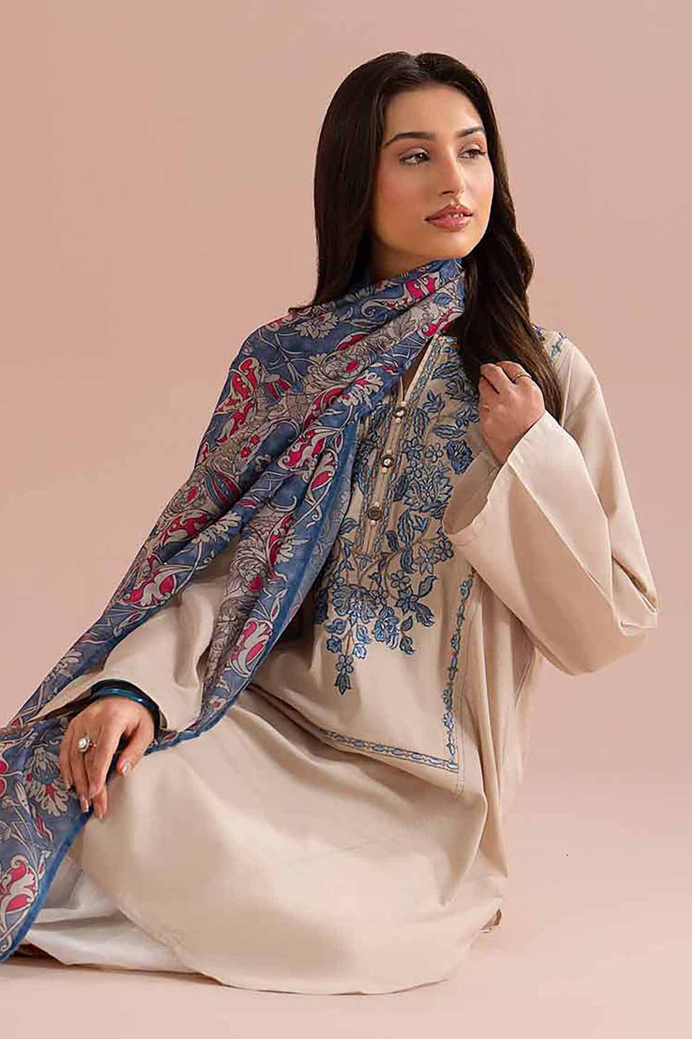 2 Piece - Embroidered Suit - PE26-142 - Image 6
