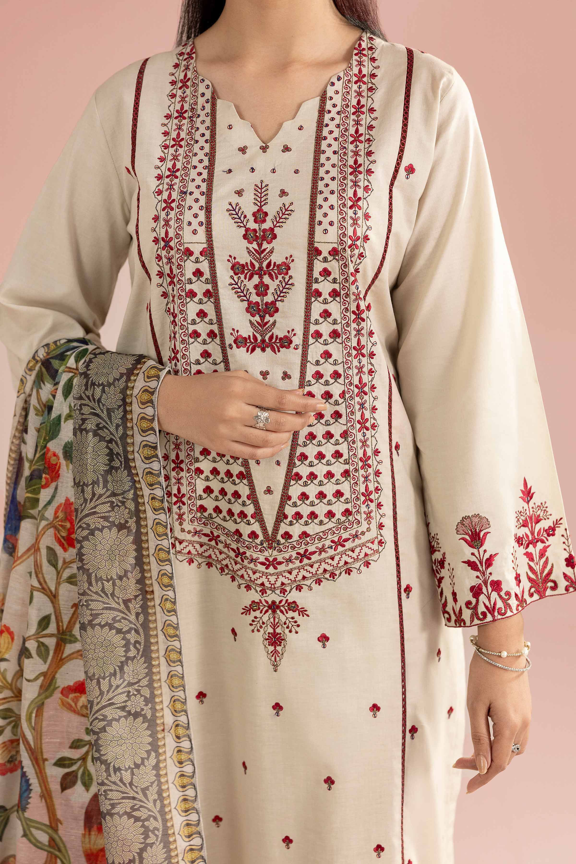 2 Piece - Embroidered Suit - PE26-146 - Image 7