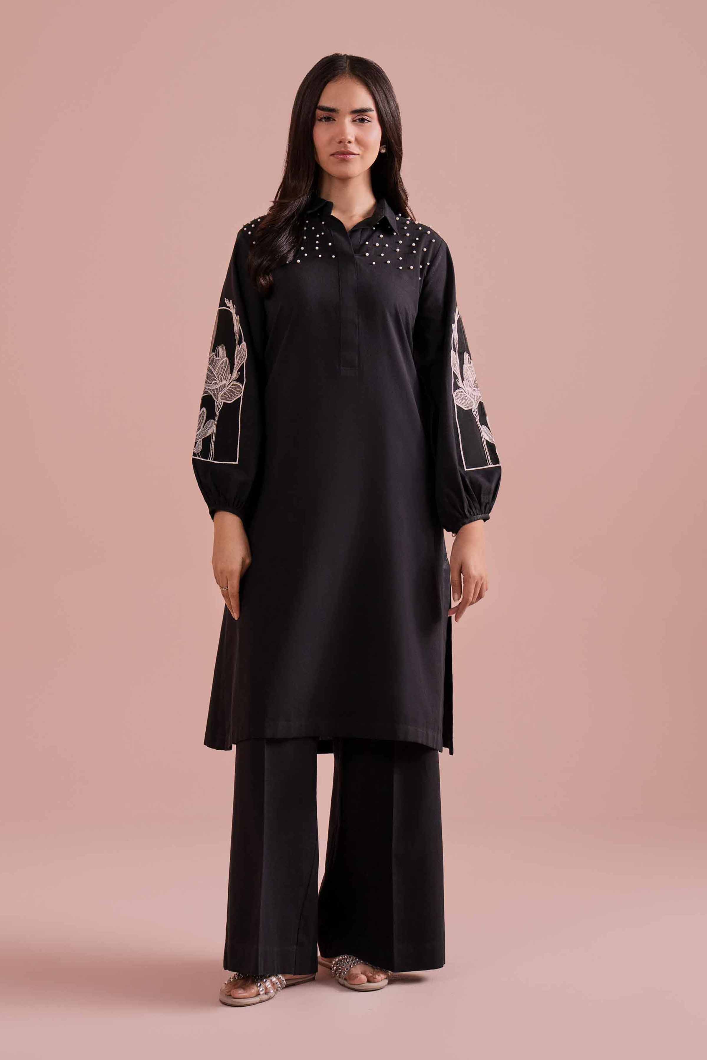 2 Piece - Embroidered Suit - PE26-149