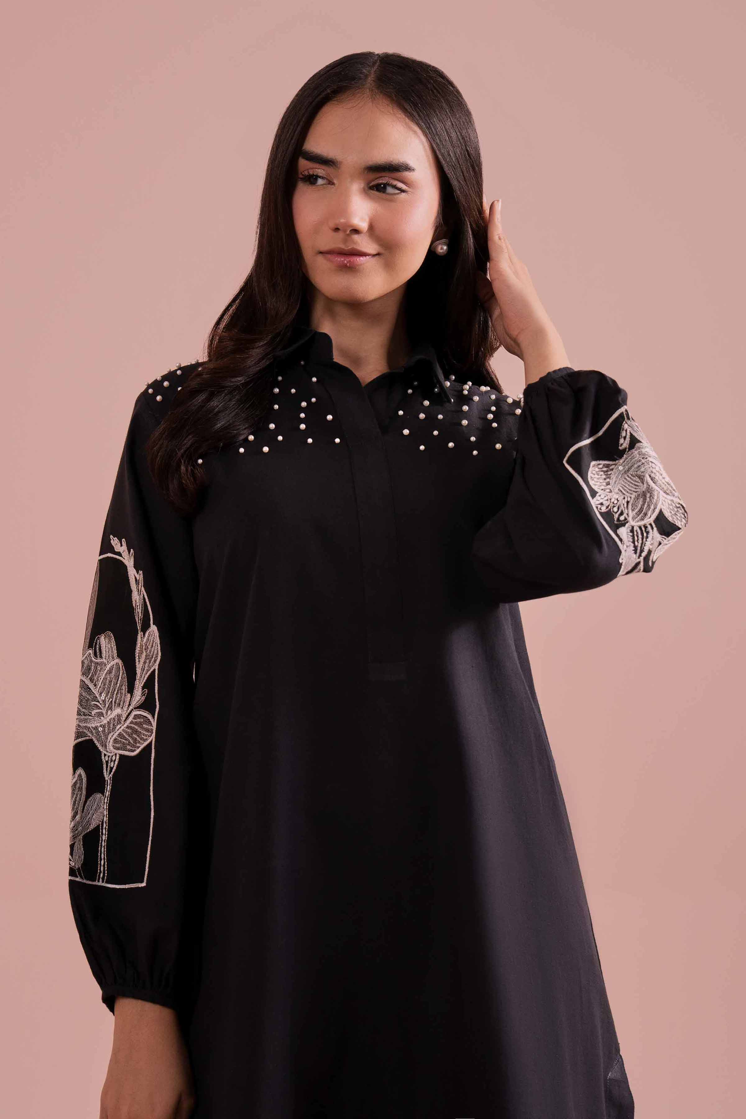 2 Piece - Embroidered Suit - PE26-149 - Image 3