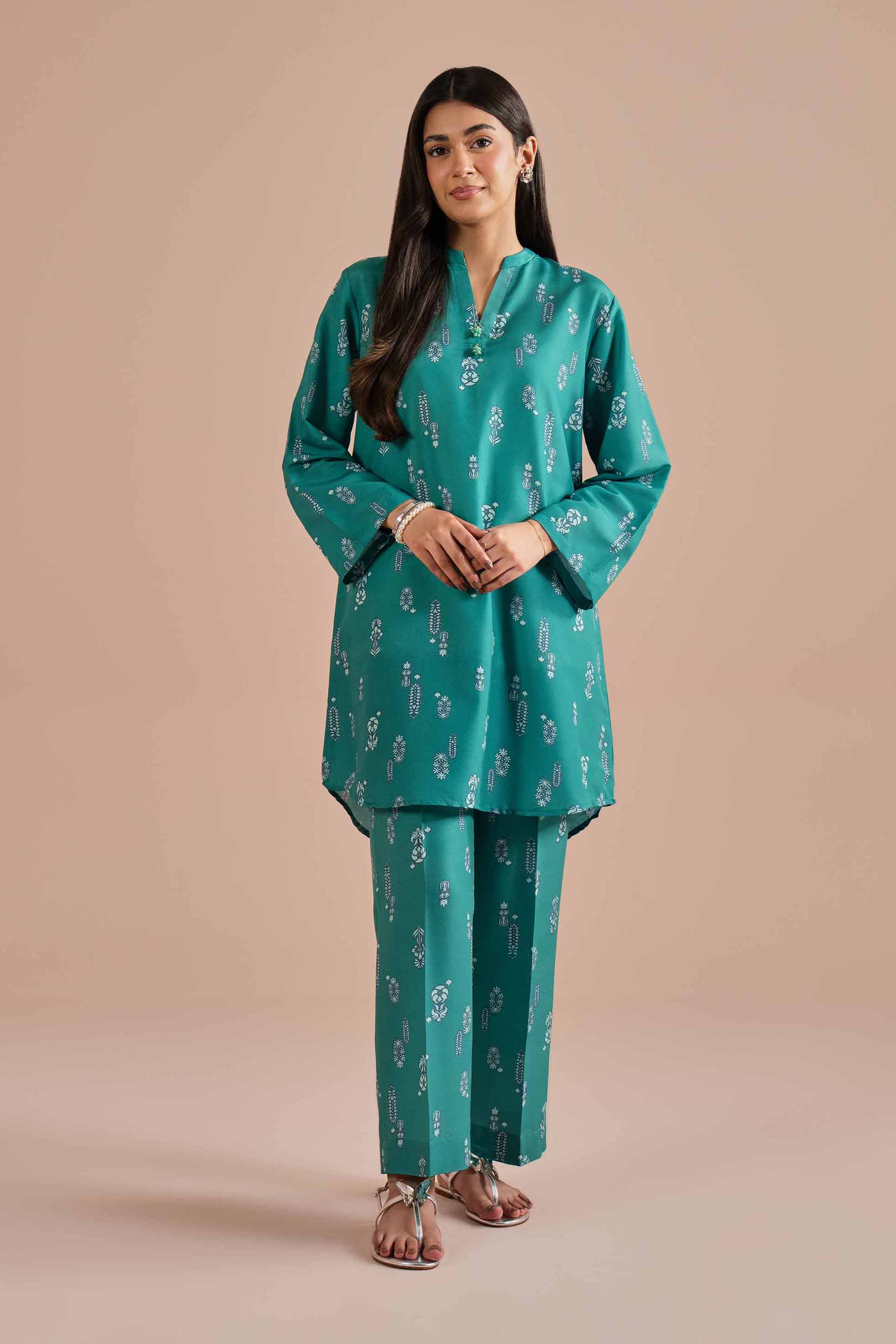 2 Piece - Printed Suit - PE26-15