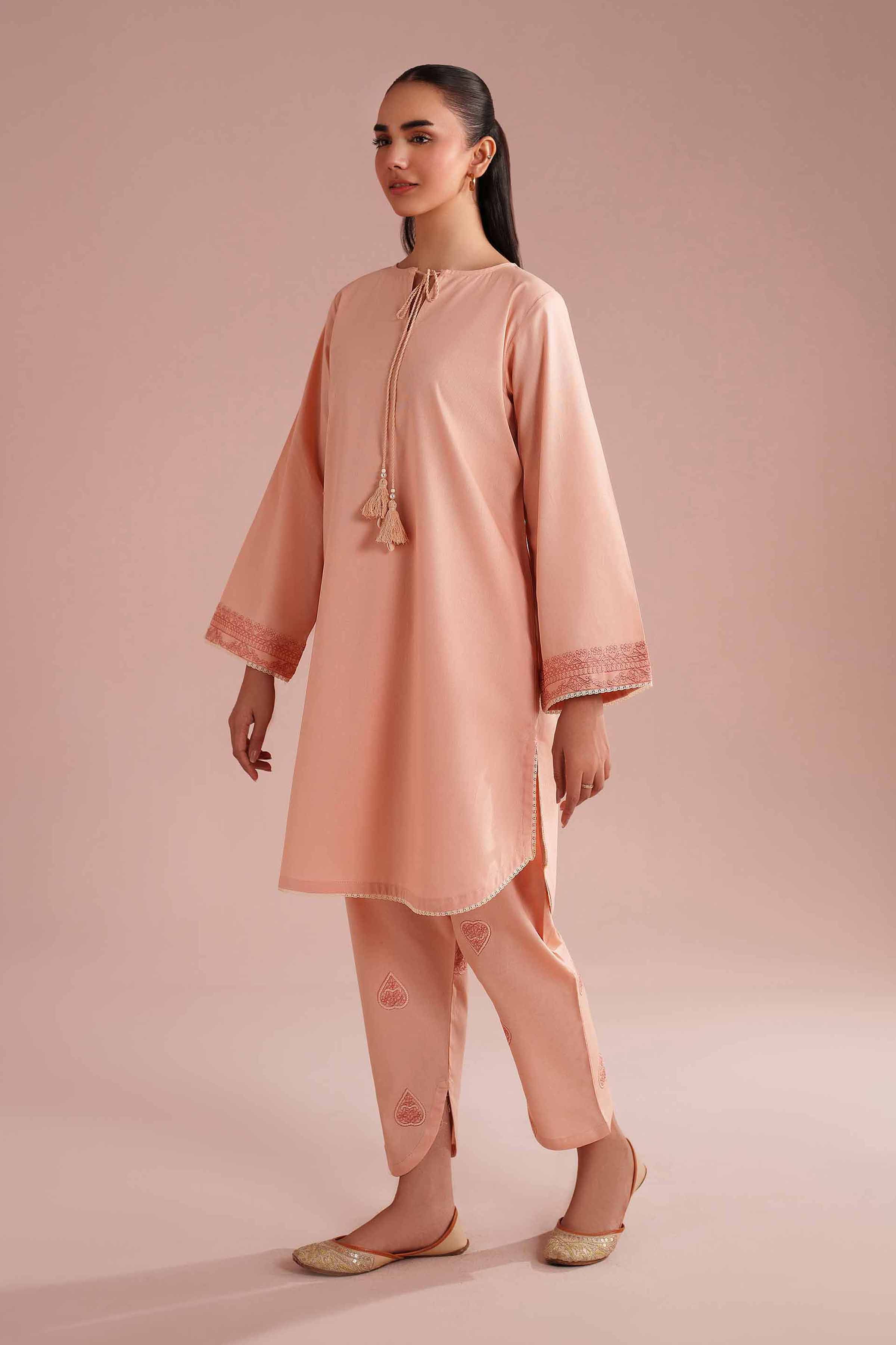 2 Piece - Embroidered Suit - PE26-150