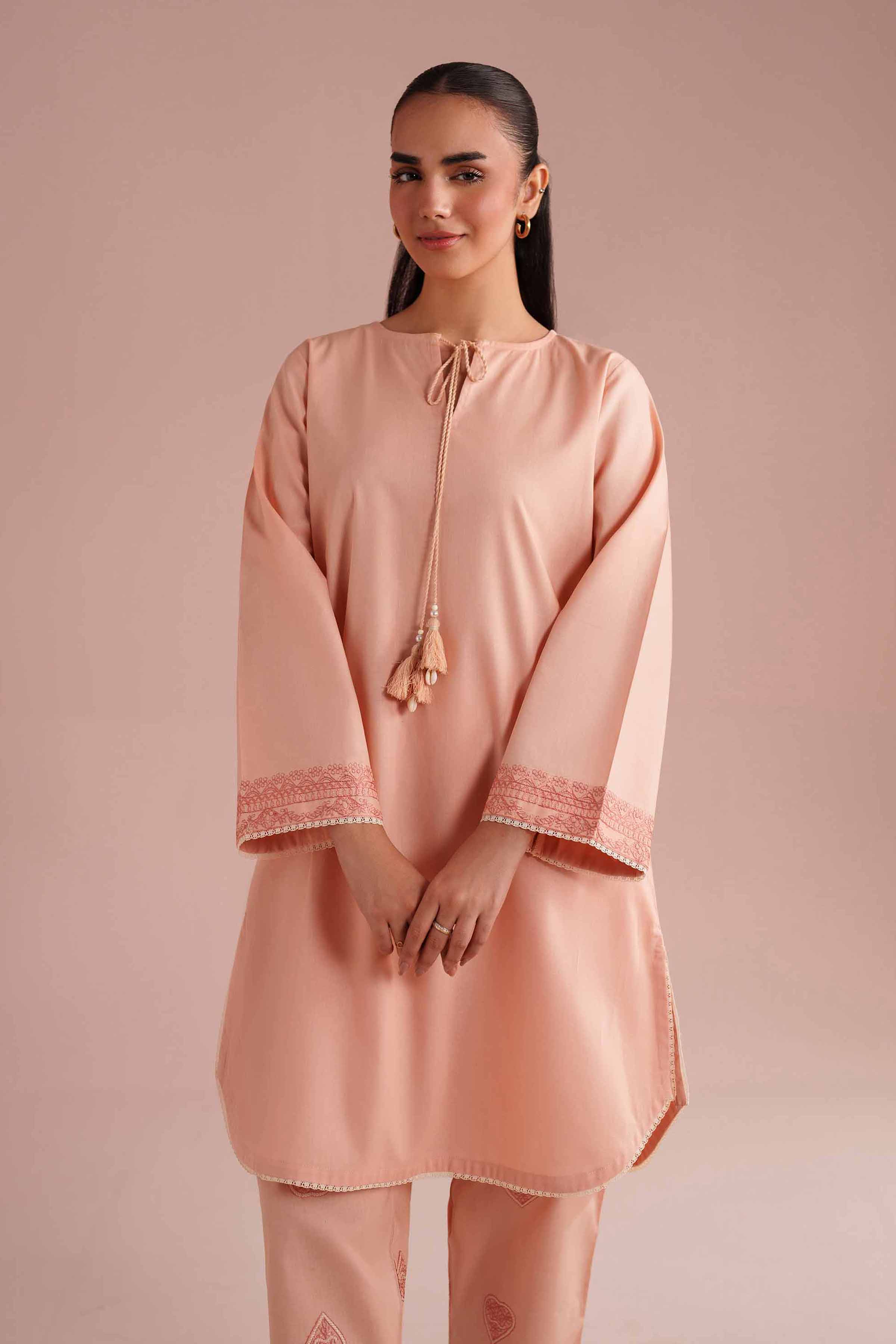 2 Piece - Embroidered Suit - PE26-150 - Image 4