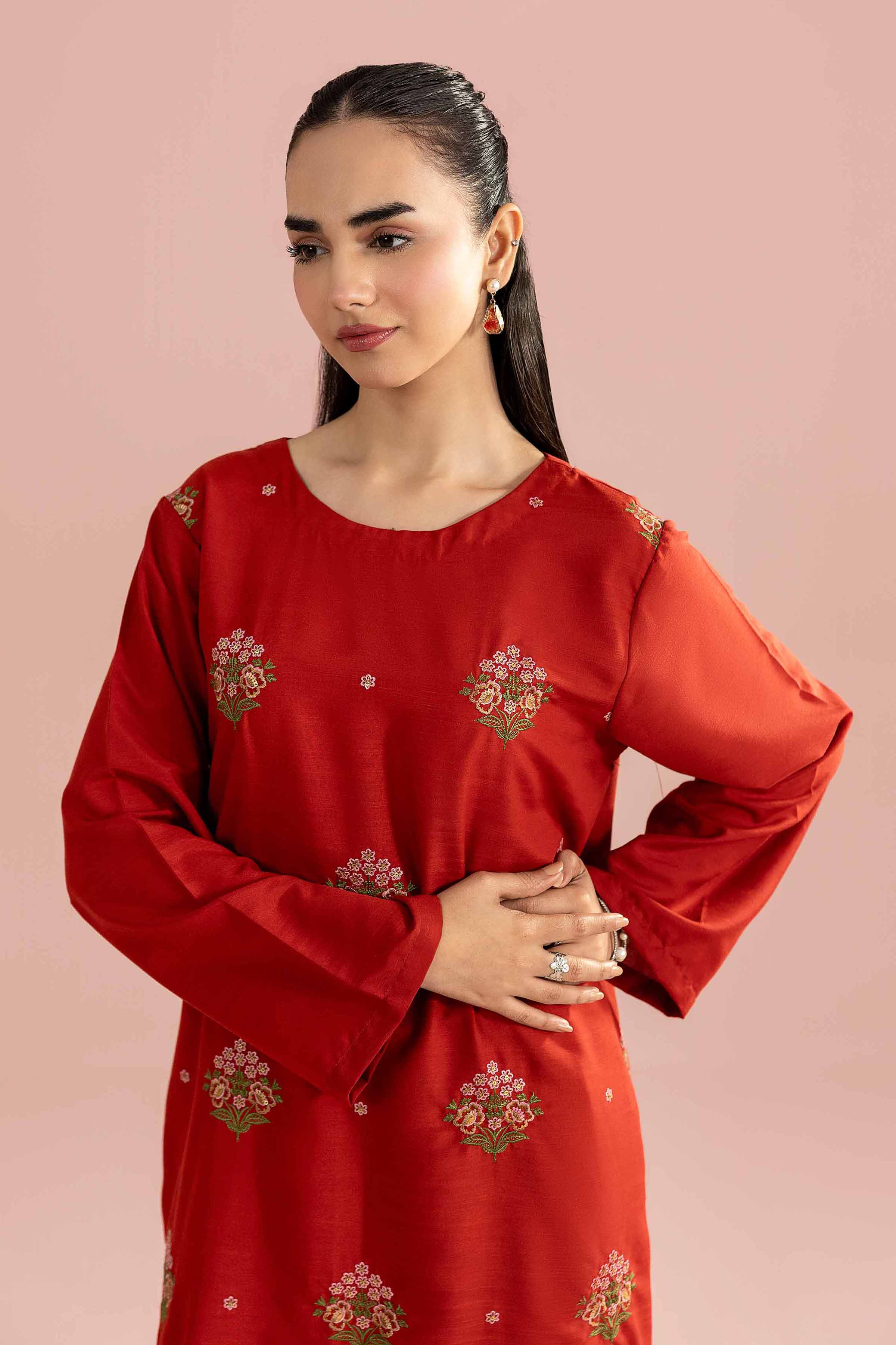 2 Piece - Embroidered Suit - PE26-160 - Image 5