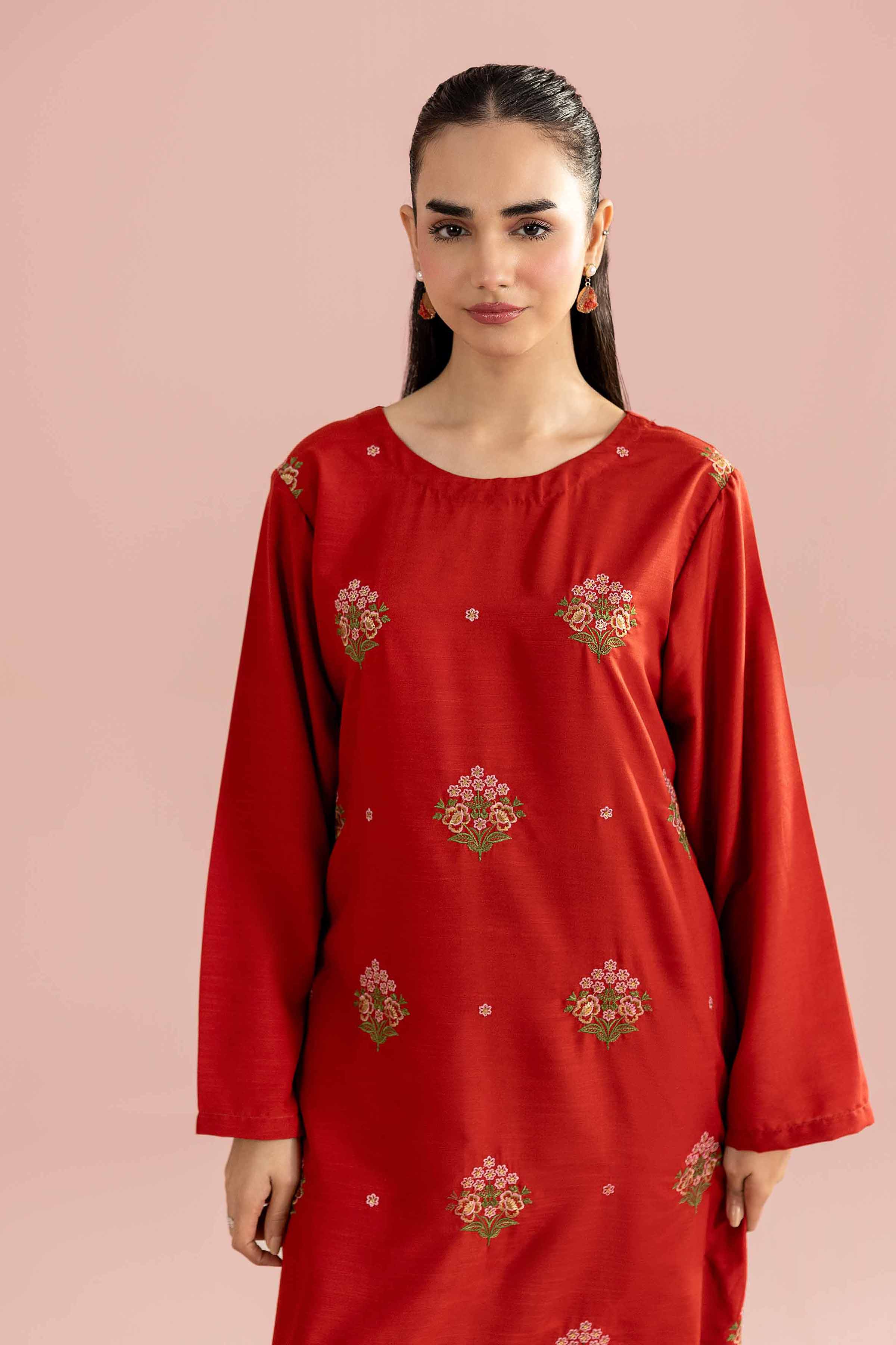 2 Piece - Embroidered Suit - PE26-160 - Image 6