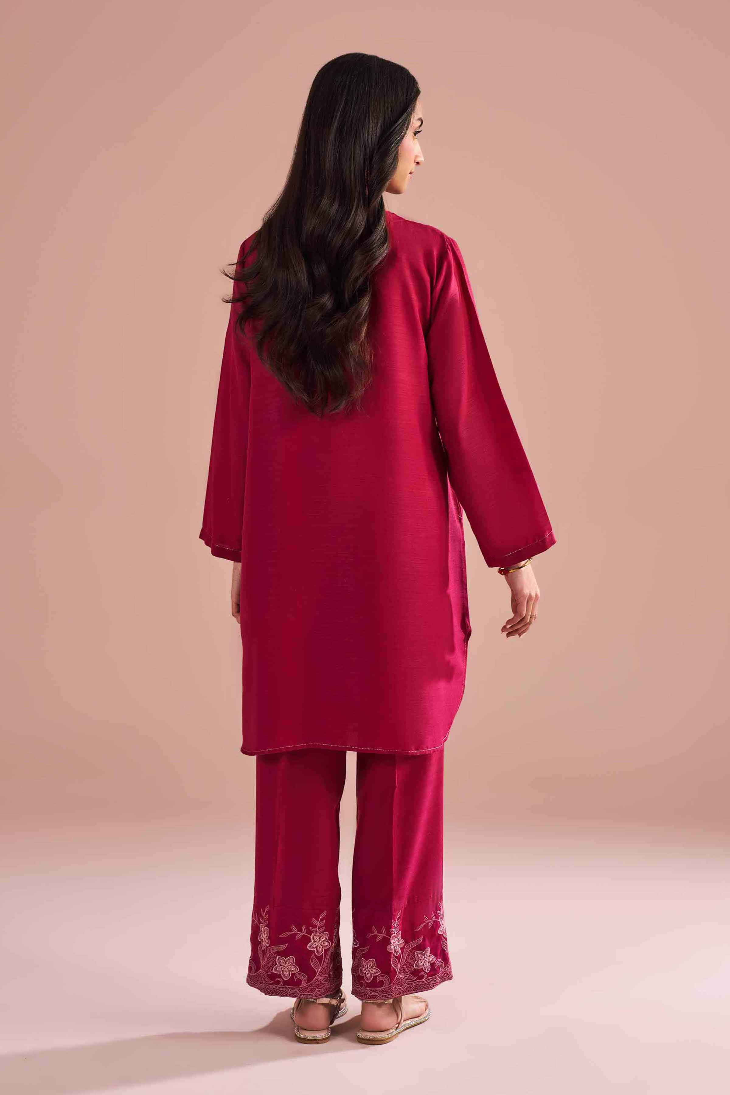 2 Piece - Embroidered Suit - PE26-168 - Image 3