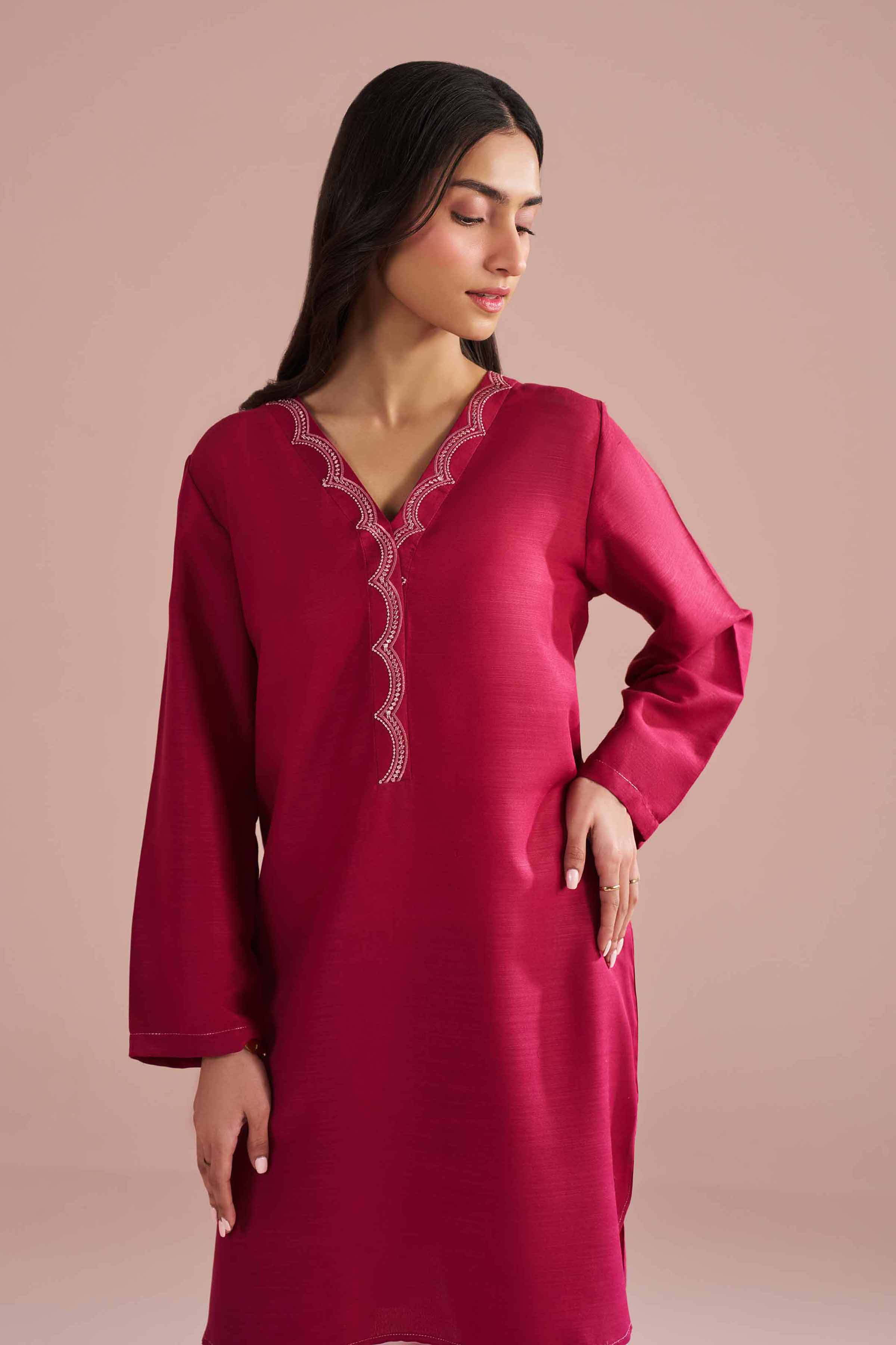 2 Piece - Embroidered Suit - PE26-168 - Image 5