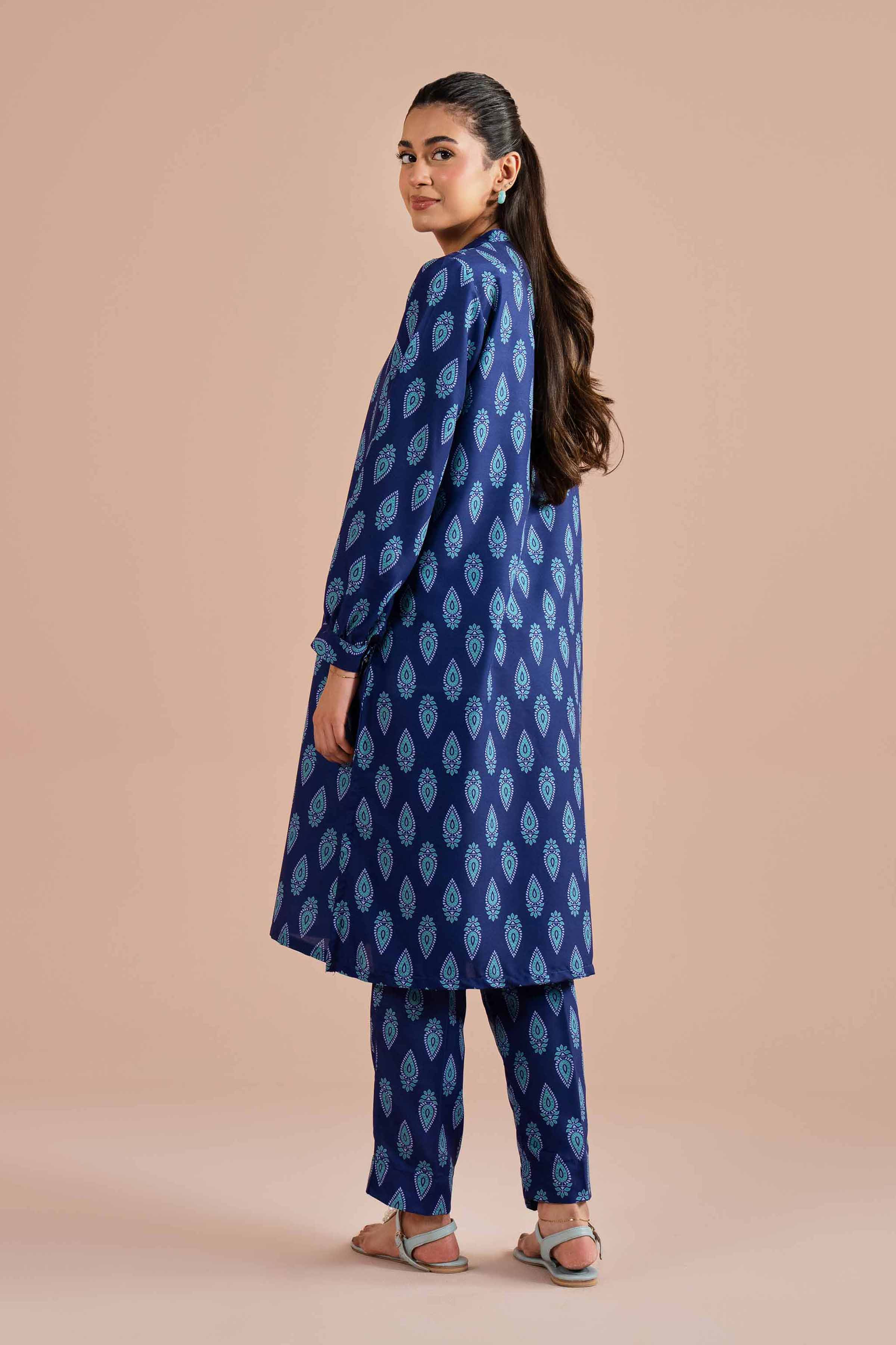 2 Piece - Printed Suit - PE26-17 - Image 3