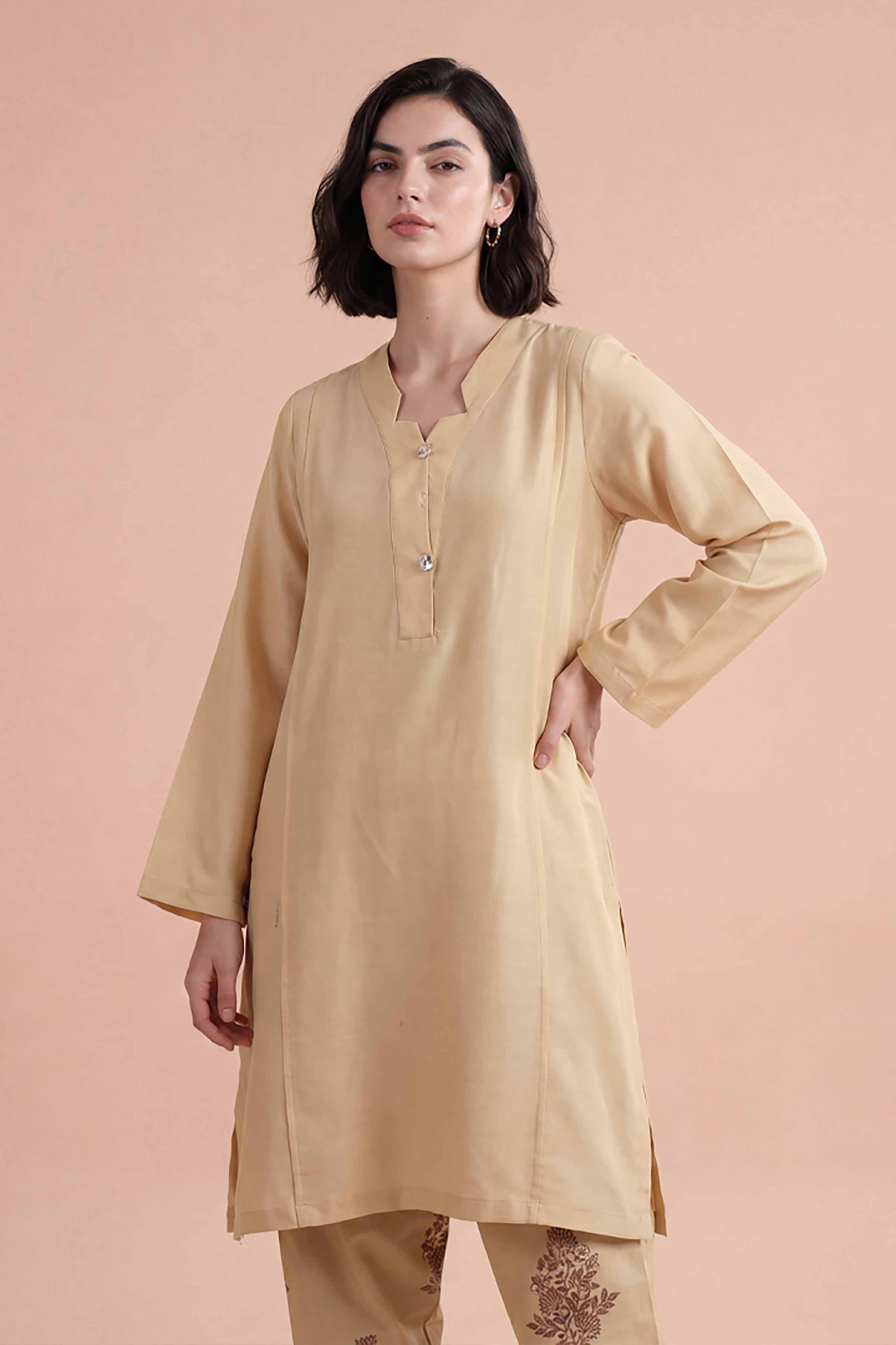 2 Piece - Embroidered Suit - PE26-172 - Image 5
