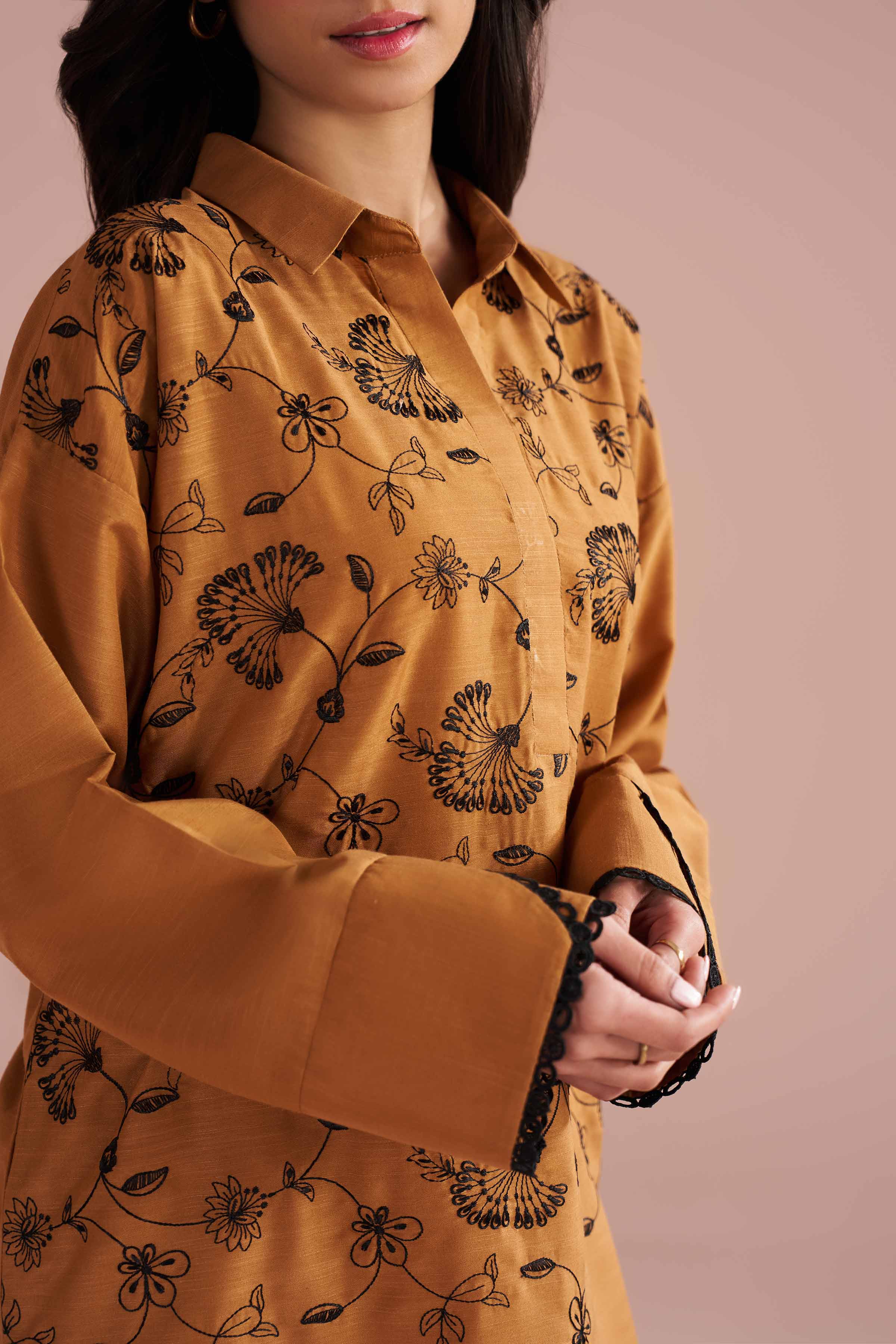 2 Piece - Embroidered Suit - PE26-173 - Image 7